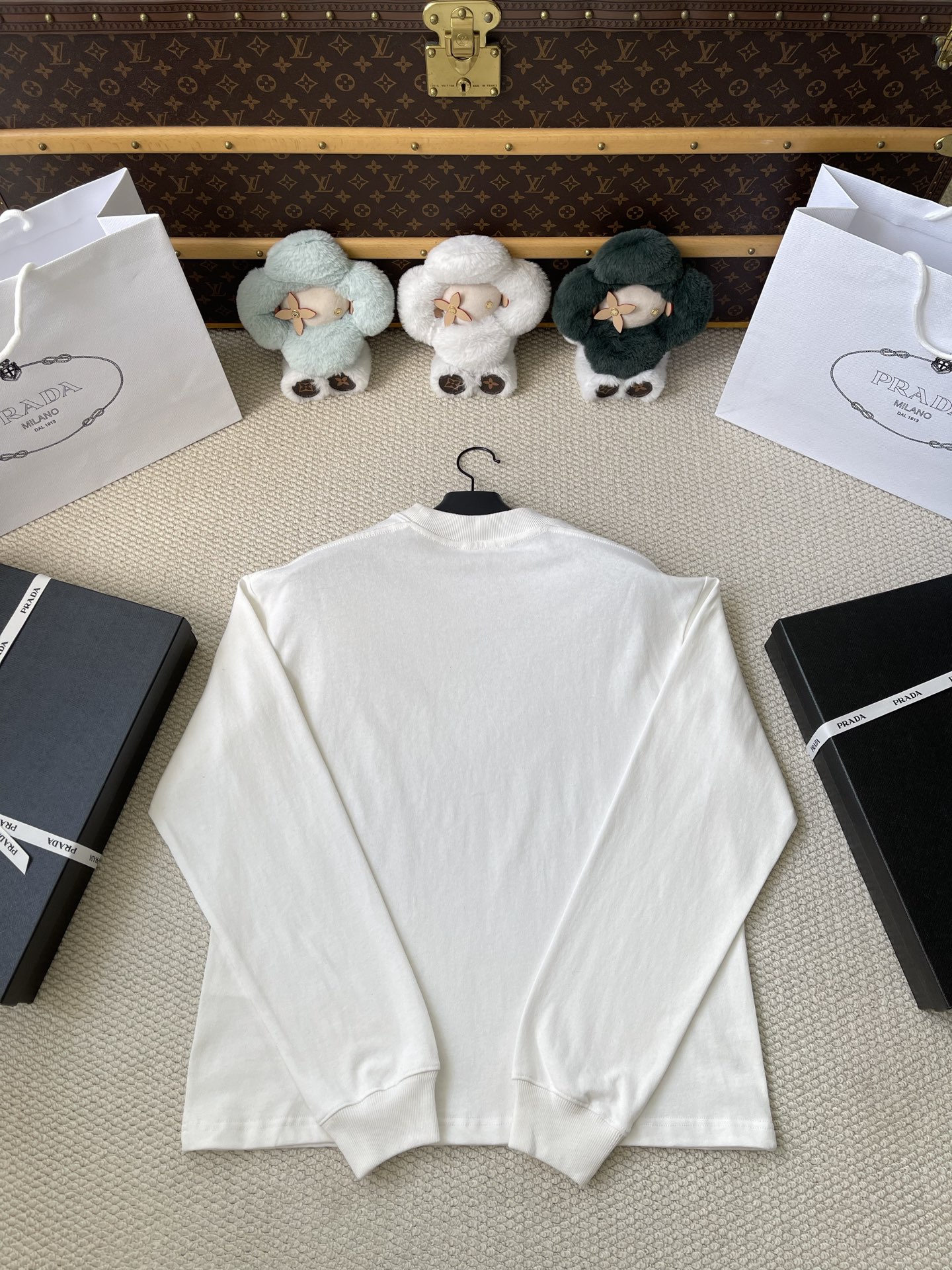 Small Logo Long Sleeve Top — product photograph