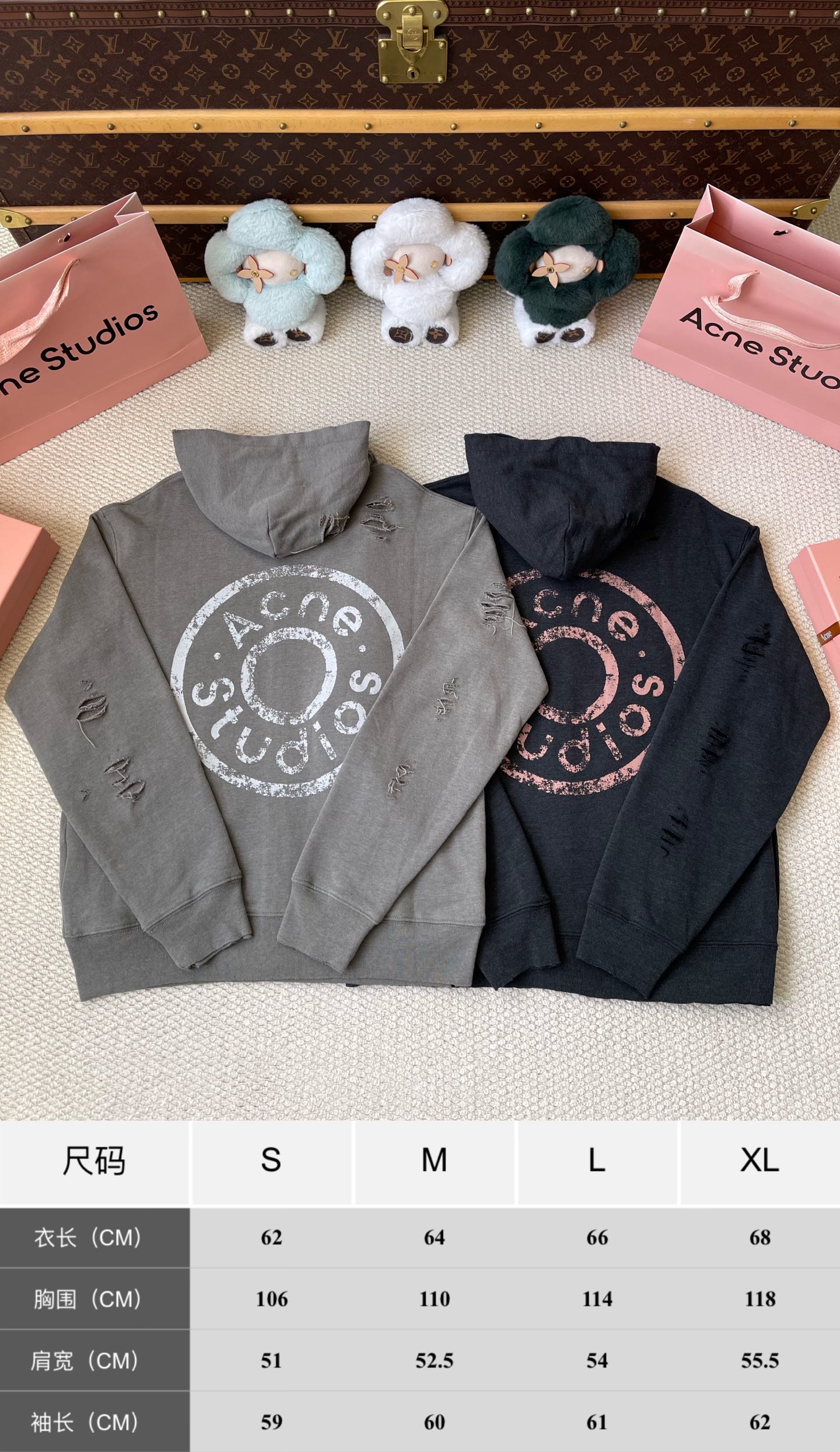 Circle Logo Zip Hoodie — product photograph