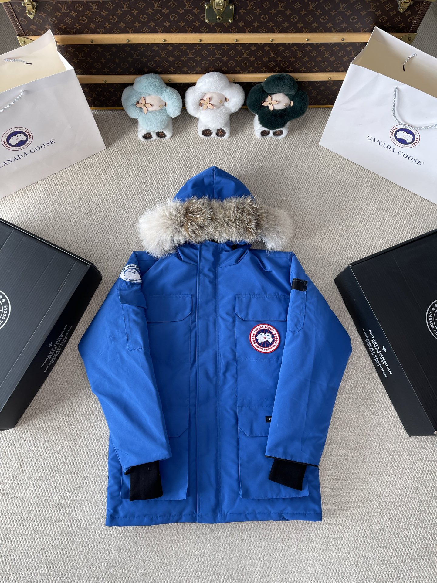 Hood Trim Parka — product photograph