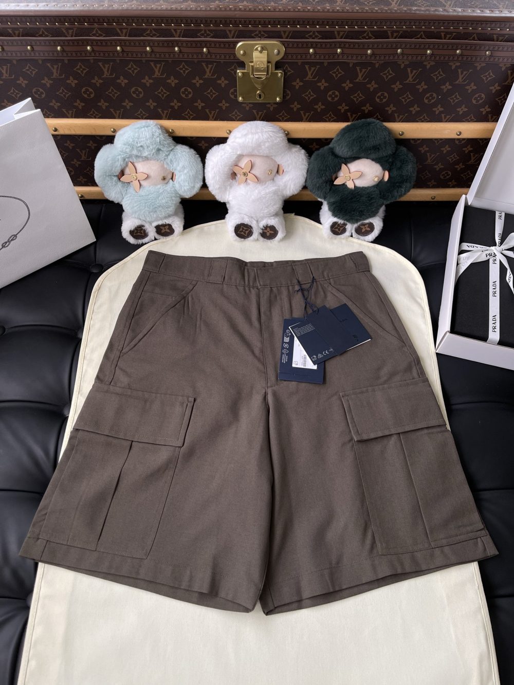 Flap Pocket Cargo Shorts — product photograph