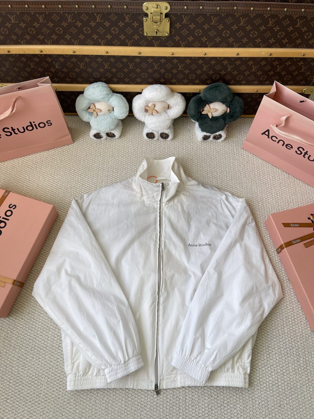 Embroidered Stand Collar Jacket — product photograph