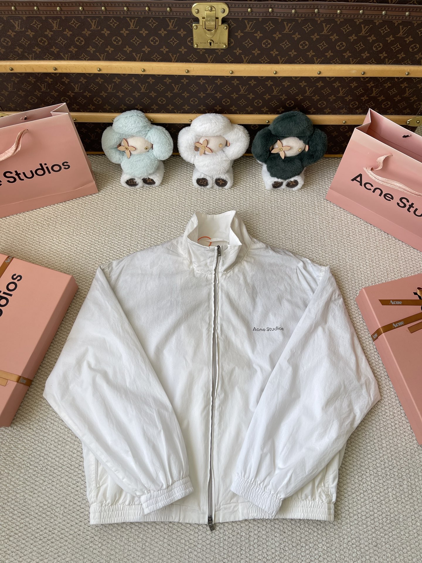 Embroidered Stand Collar Jacket — product photograph