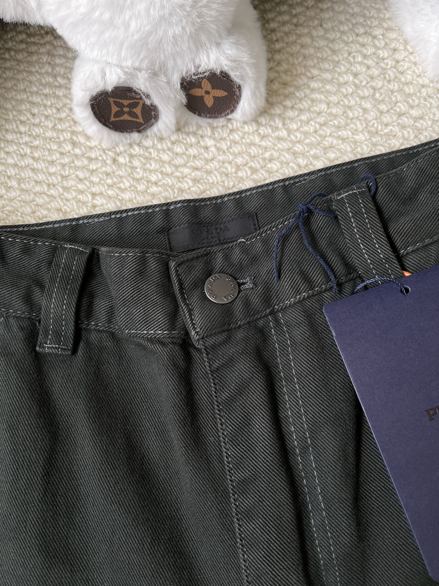 Triangle Pocket Wide Leg Trousers — product photograph