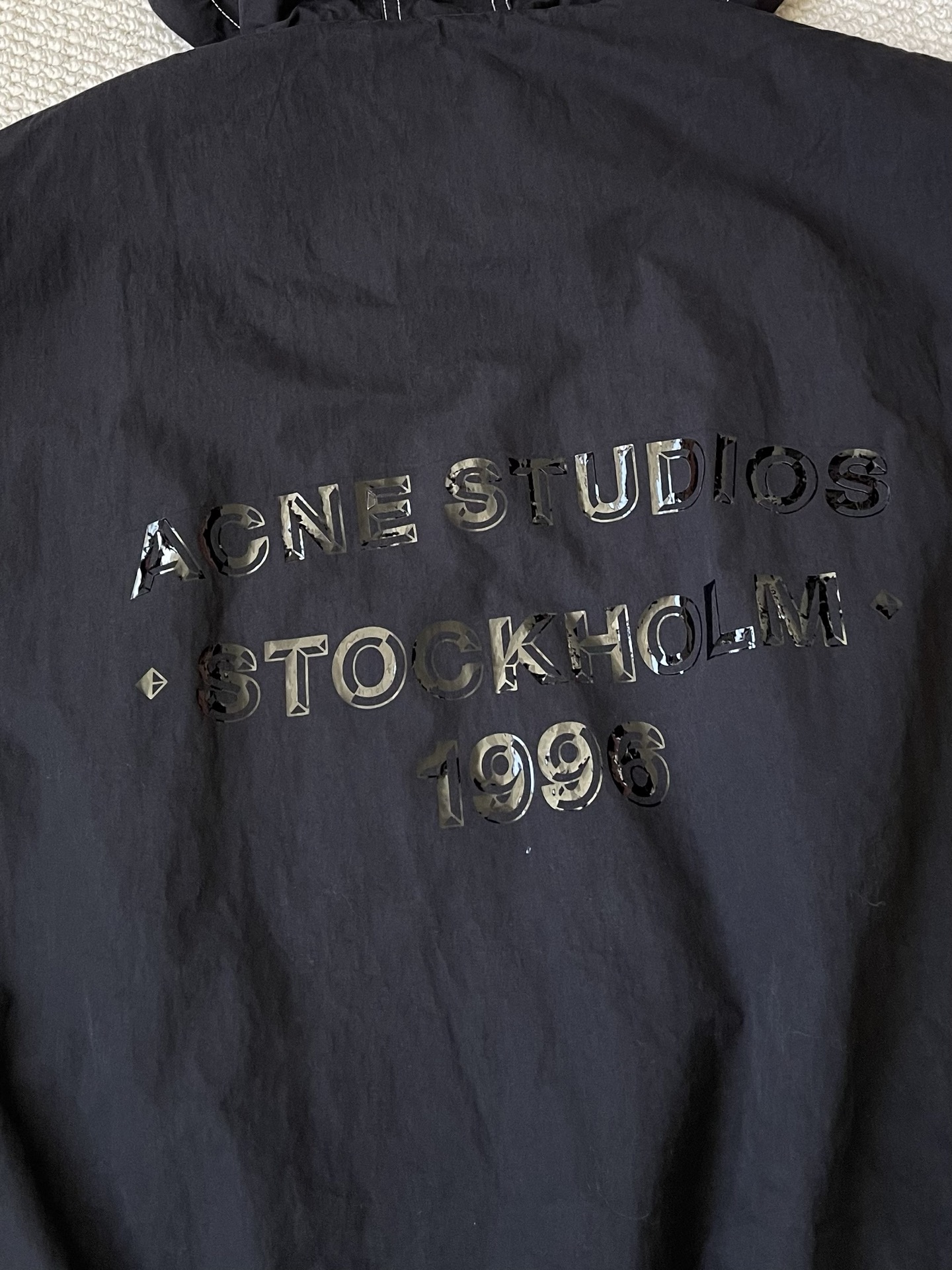 Contrast Stitch Hooded Zip Jacket — product photograph