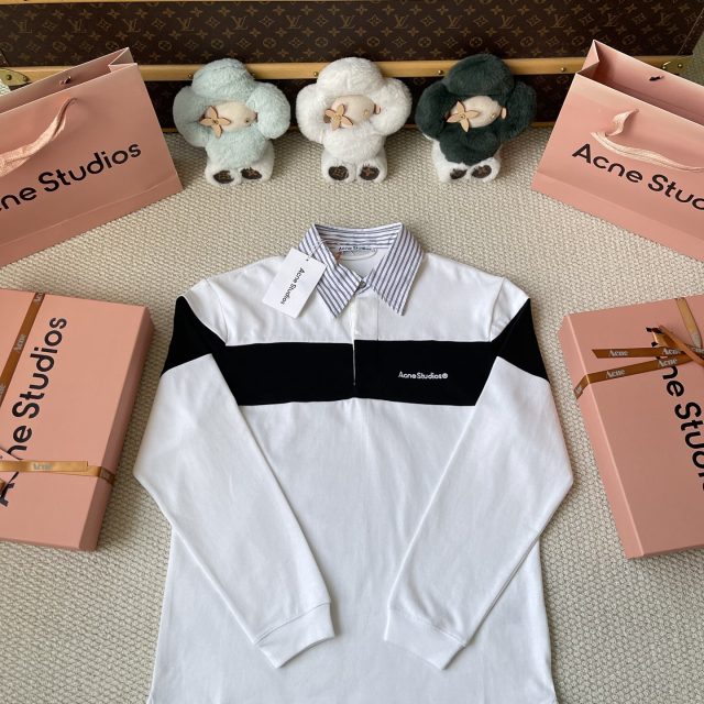 Colorblock Long Sleeve Polo — product photograph