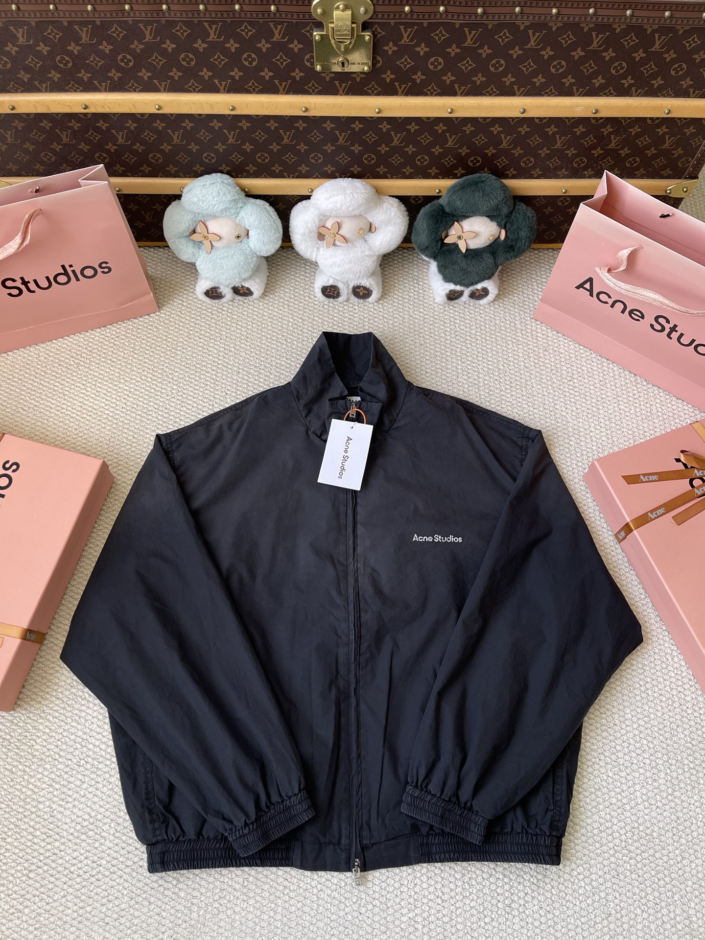 Embroidered Stand Collar Jacket — product photograph
