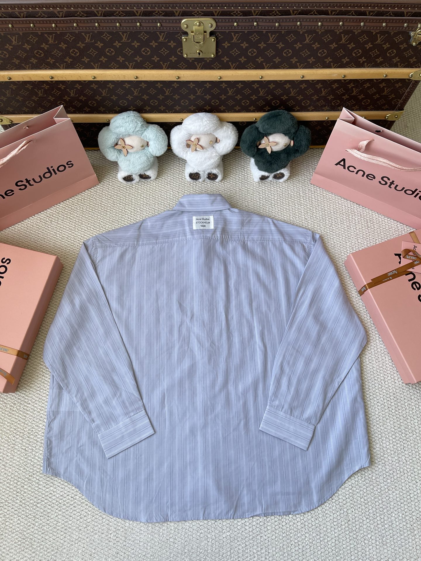 Pinstripe Button Shirt — product photograph