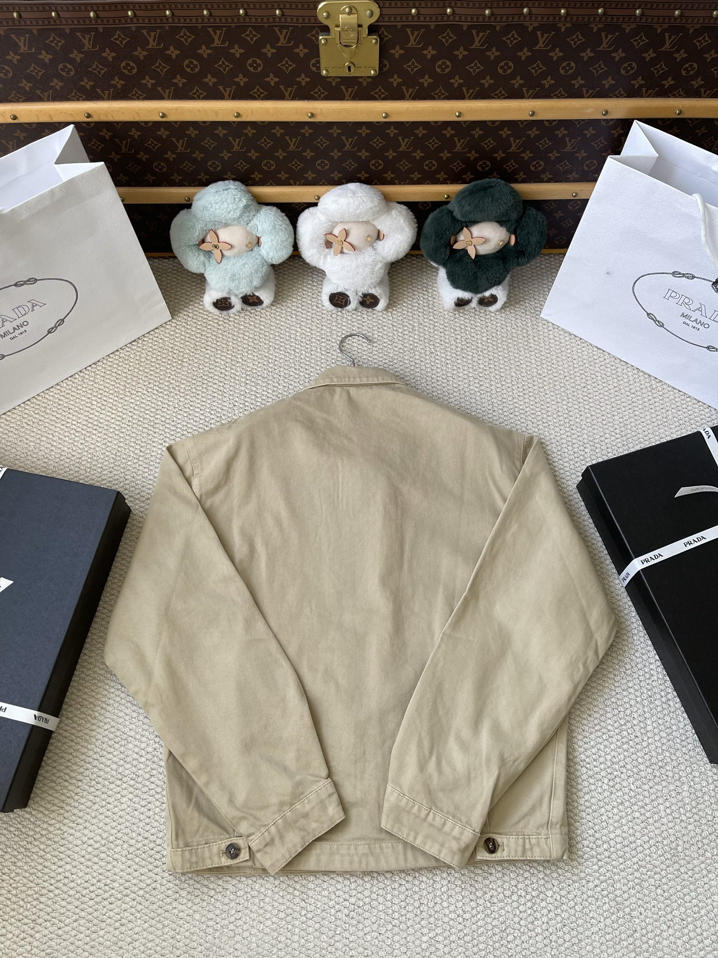 Triangle Badge Zip Jacket — product photograph