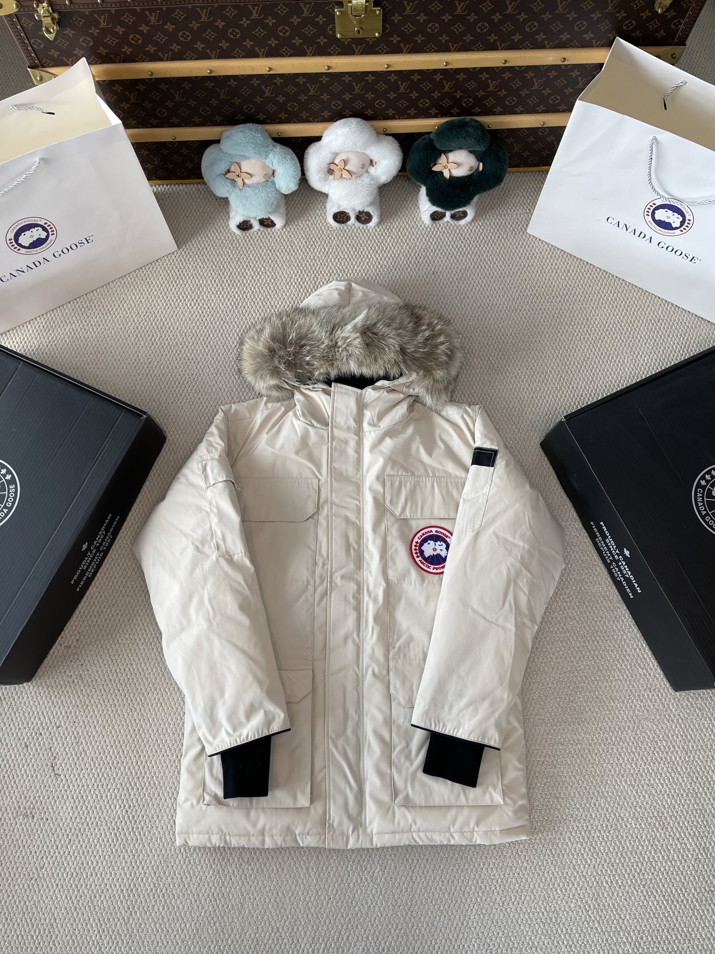 Hood Trim Parka — product photograph