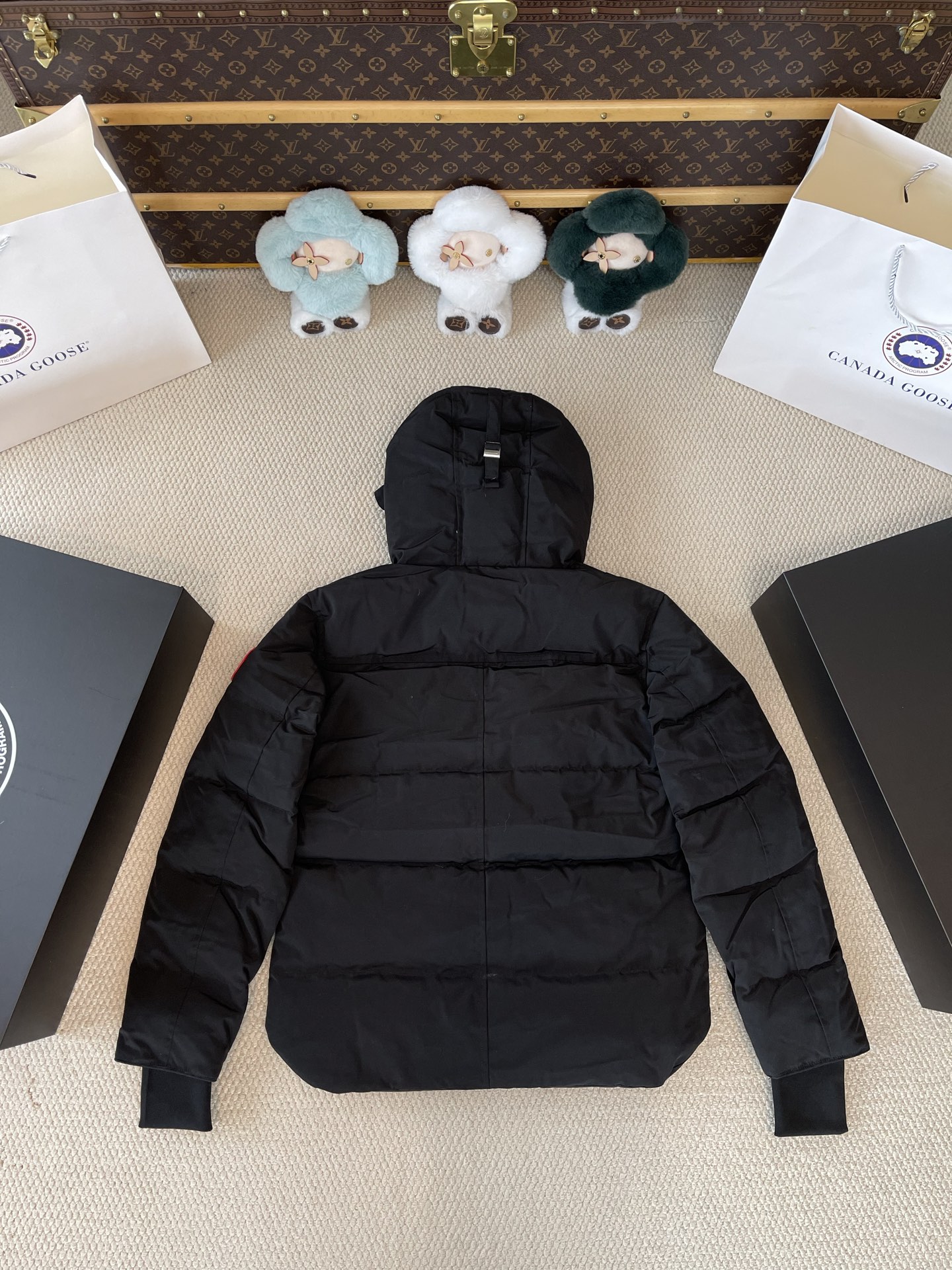 Hooded Quilted Jacket — product photograph