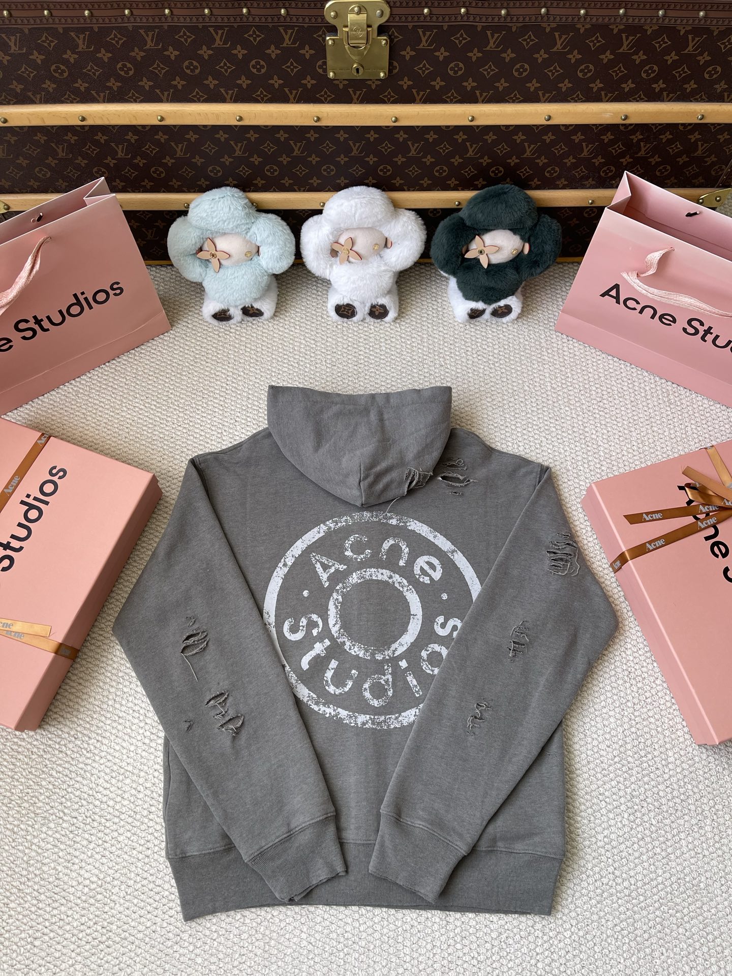 Circle Logo Zip Hoodie — product photograph