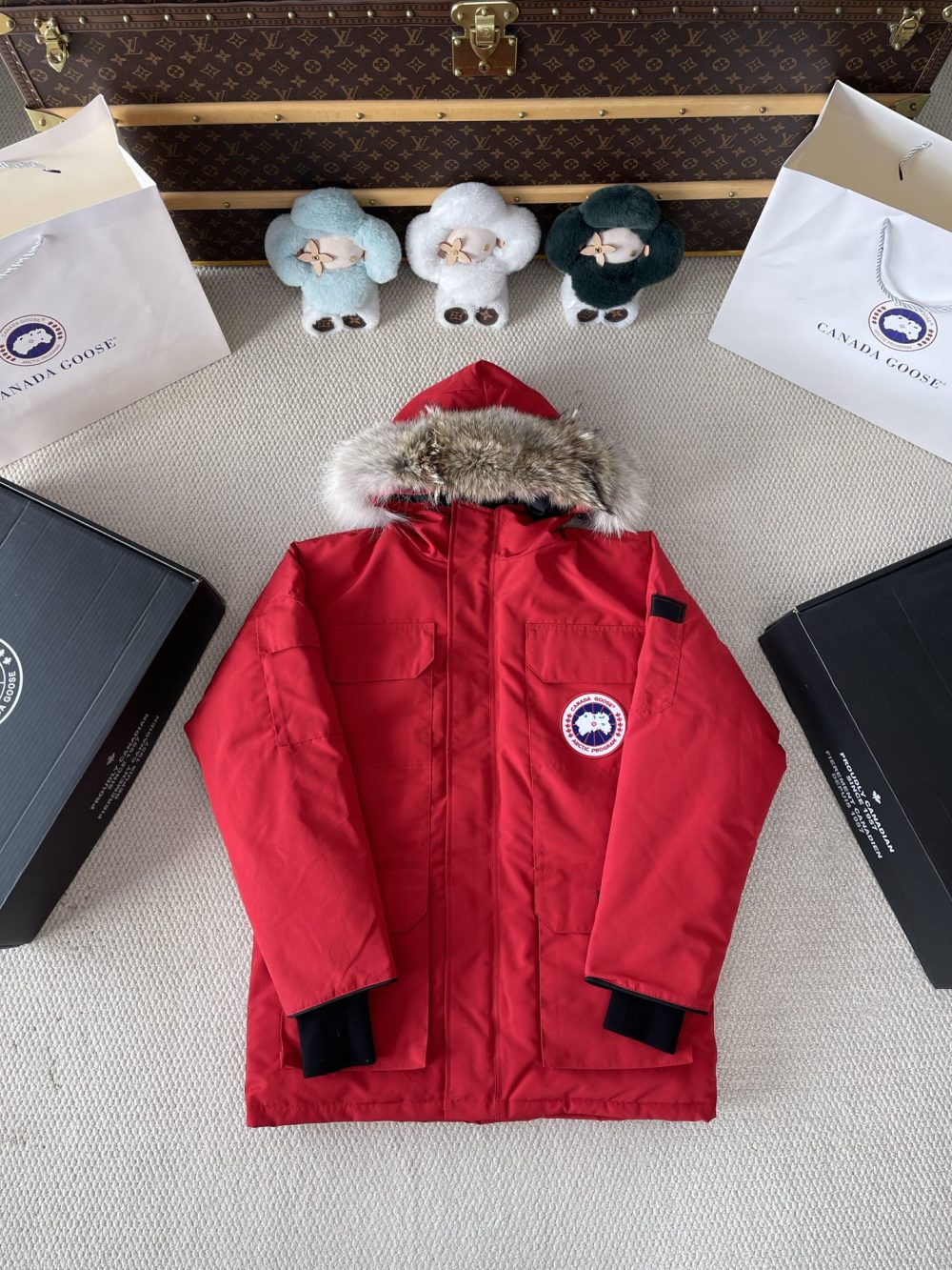 Hood Trim Parka — product photograph