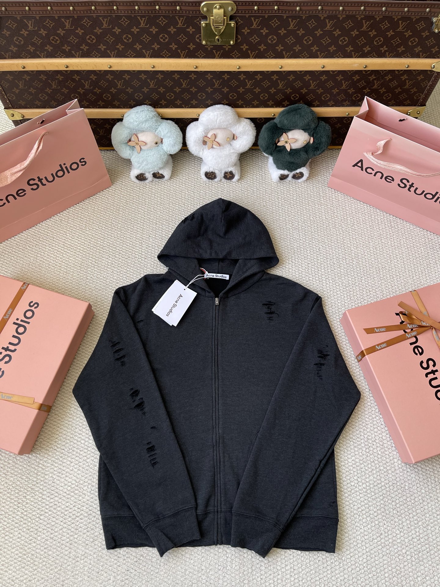Circle Logo Zip Hoodie — product photograph