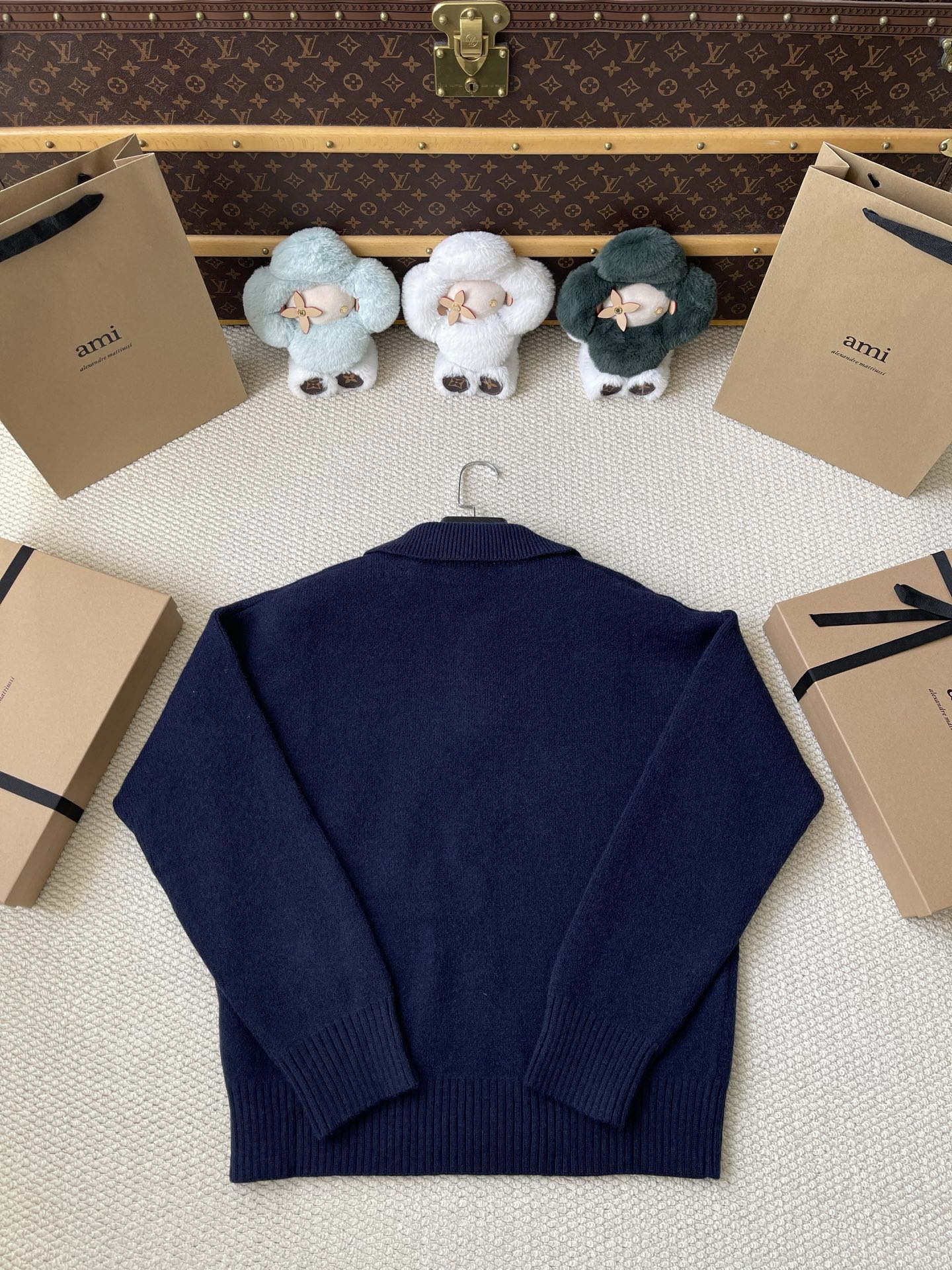 Heart Logo Long Sleeve Polo — product photograph