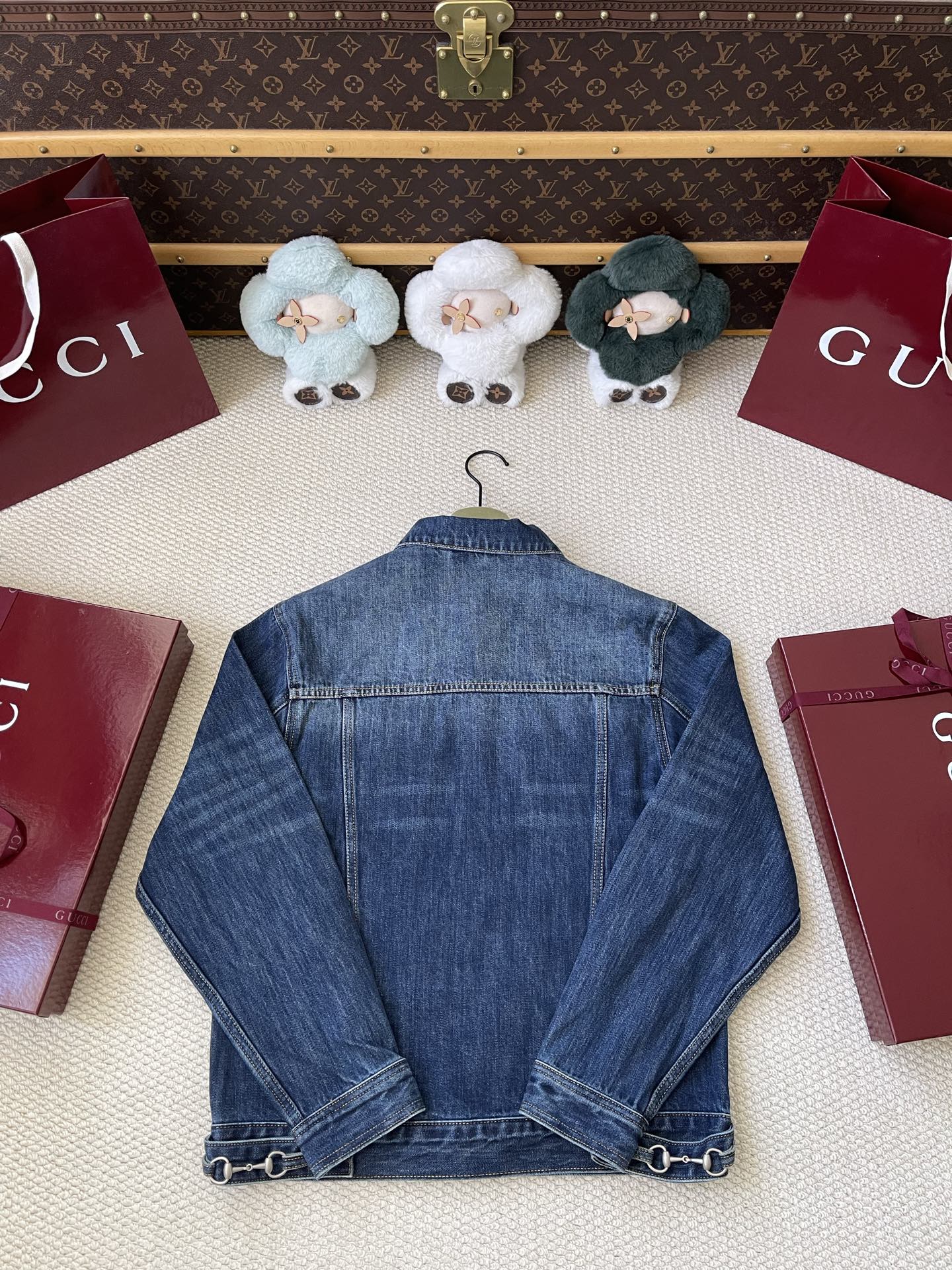 Button Front Denim Jacket — product photograph