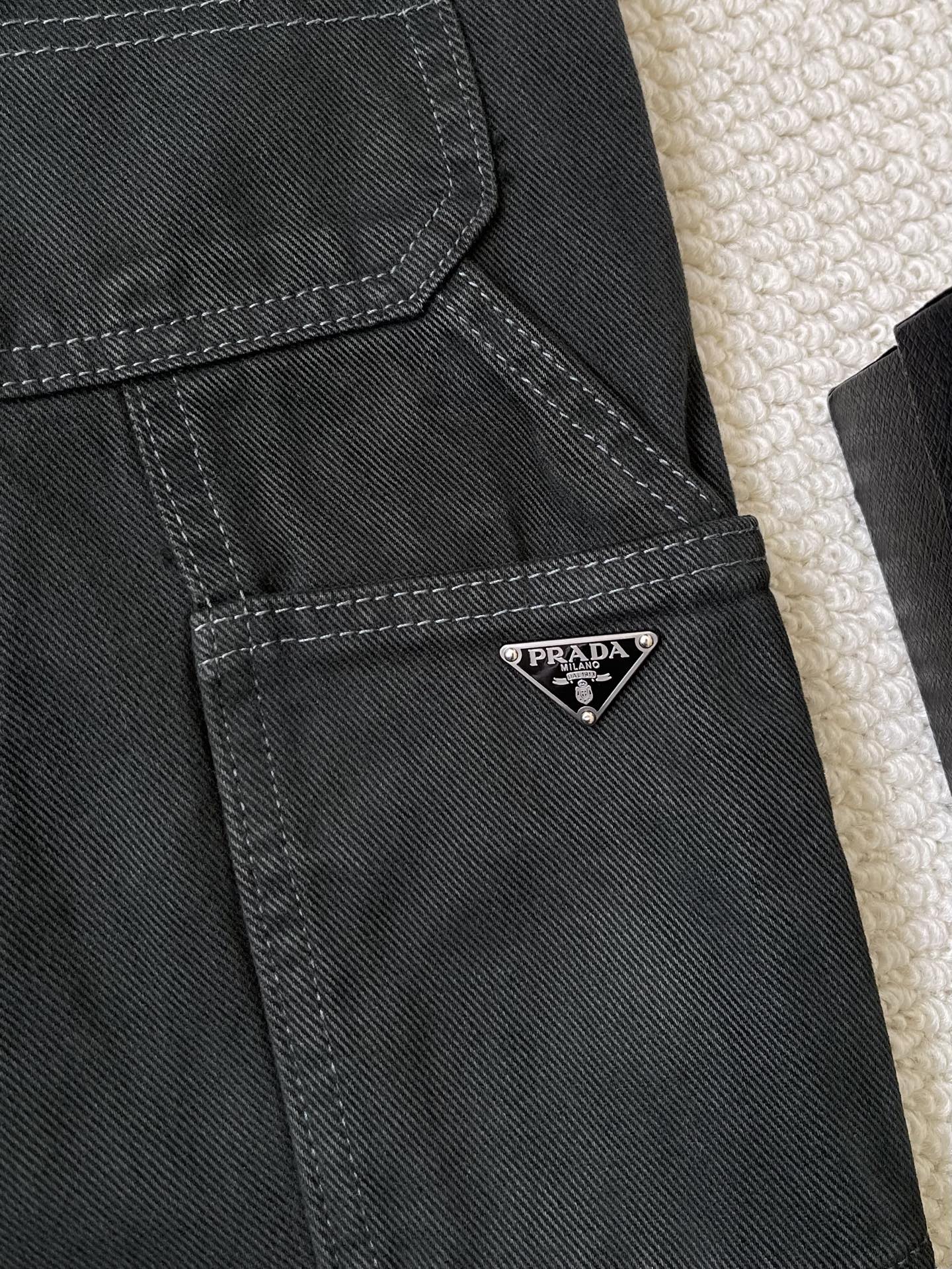 Triangle Pocket Wide Leg Trousers — product photograph