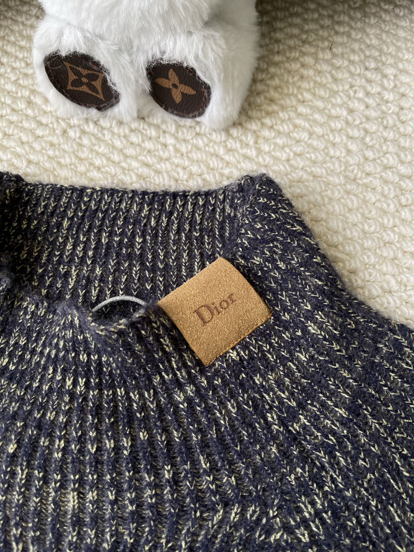 Ribbed Mock Neck Sweater — product photograph