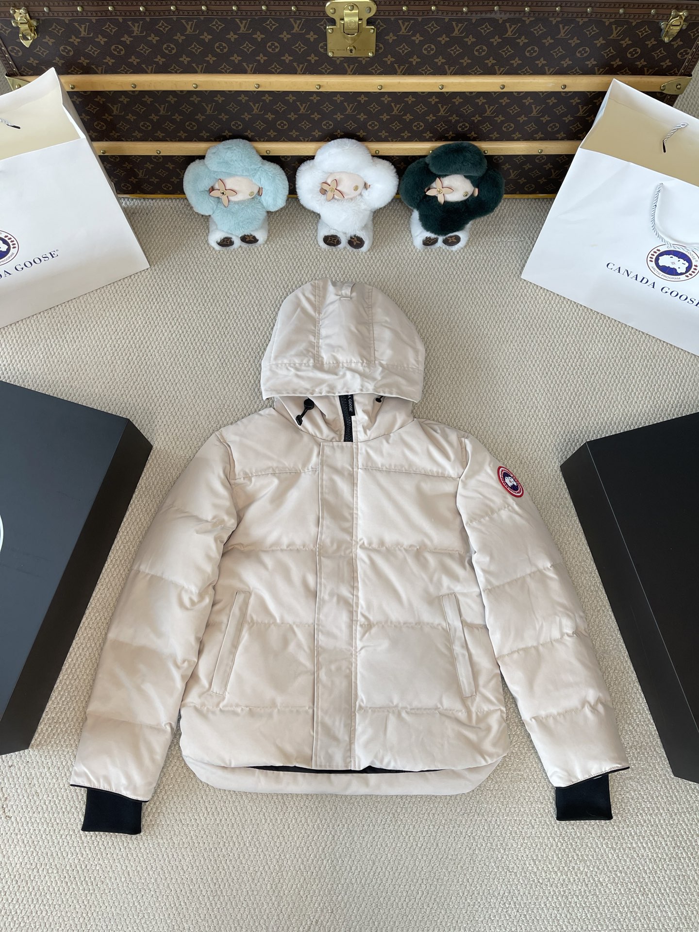 Hooded Quilted Jacket — product photograph