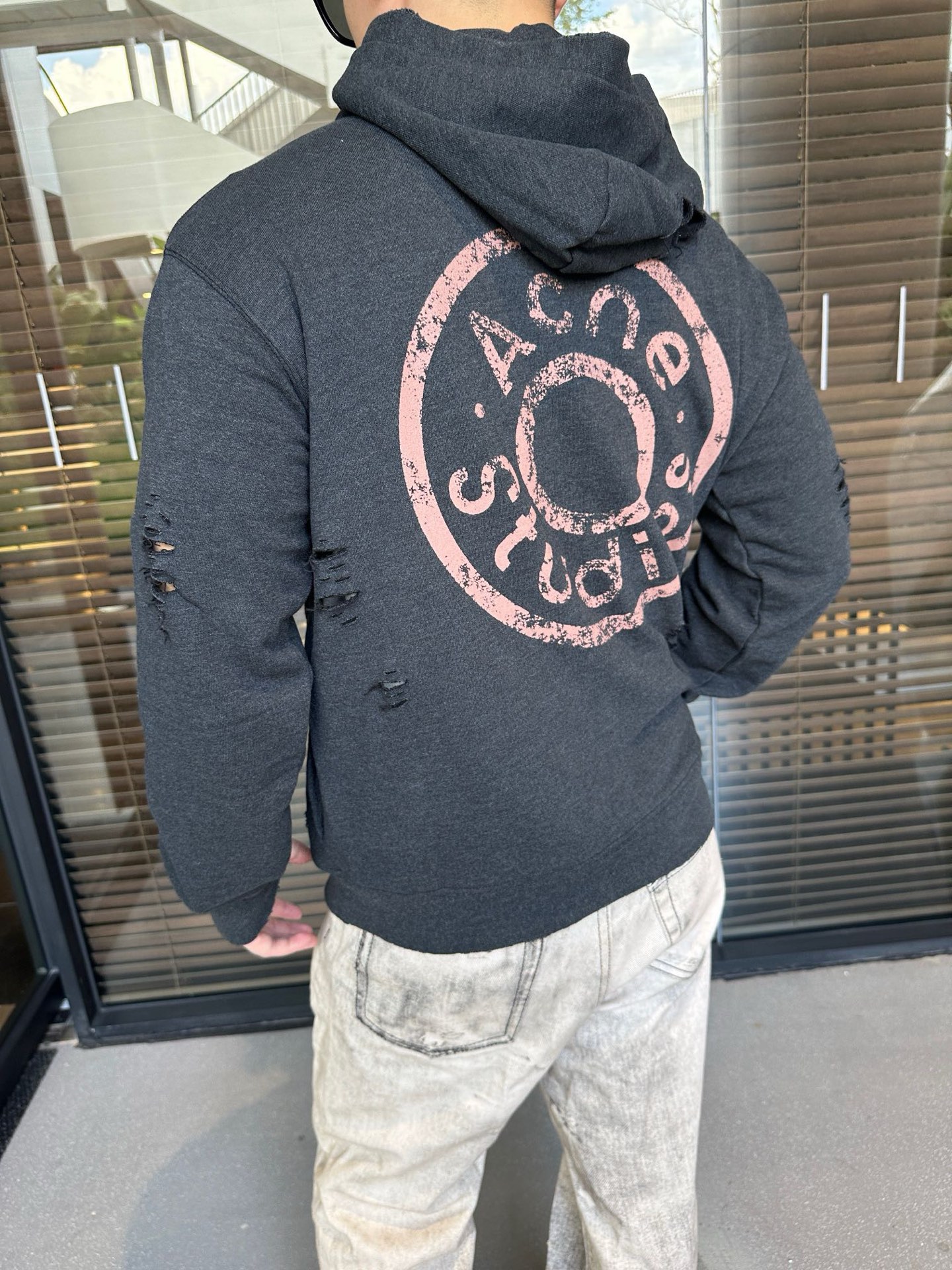 Circle Logo Zip Hoodie — product photograph