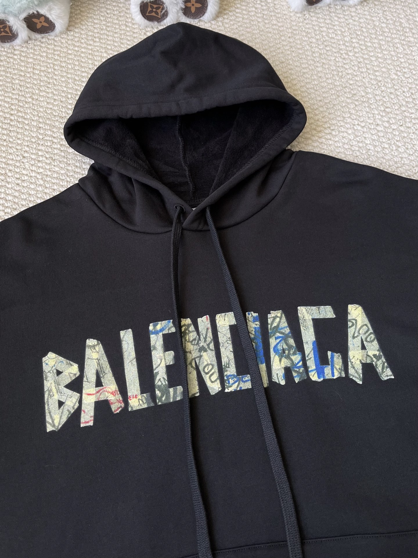 Graphic Lettering Pullover Hoodie — product photograph