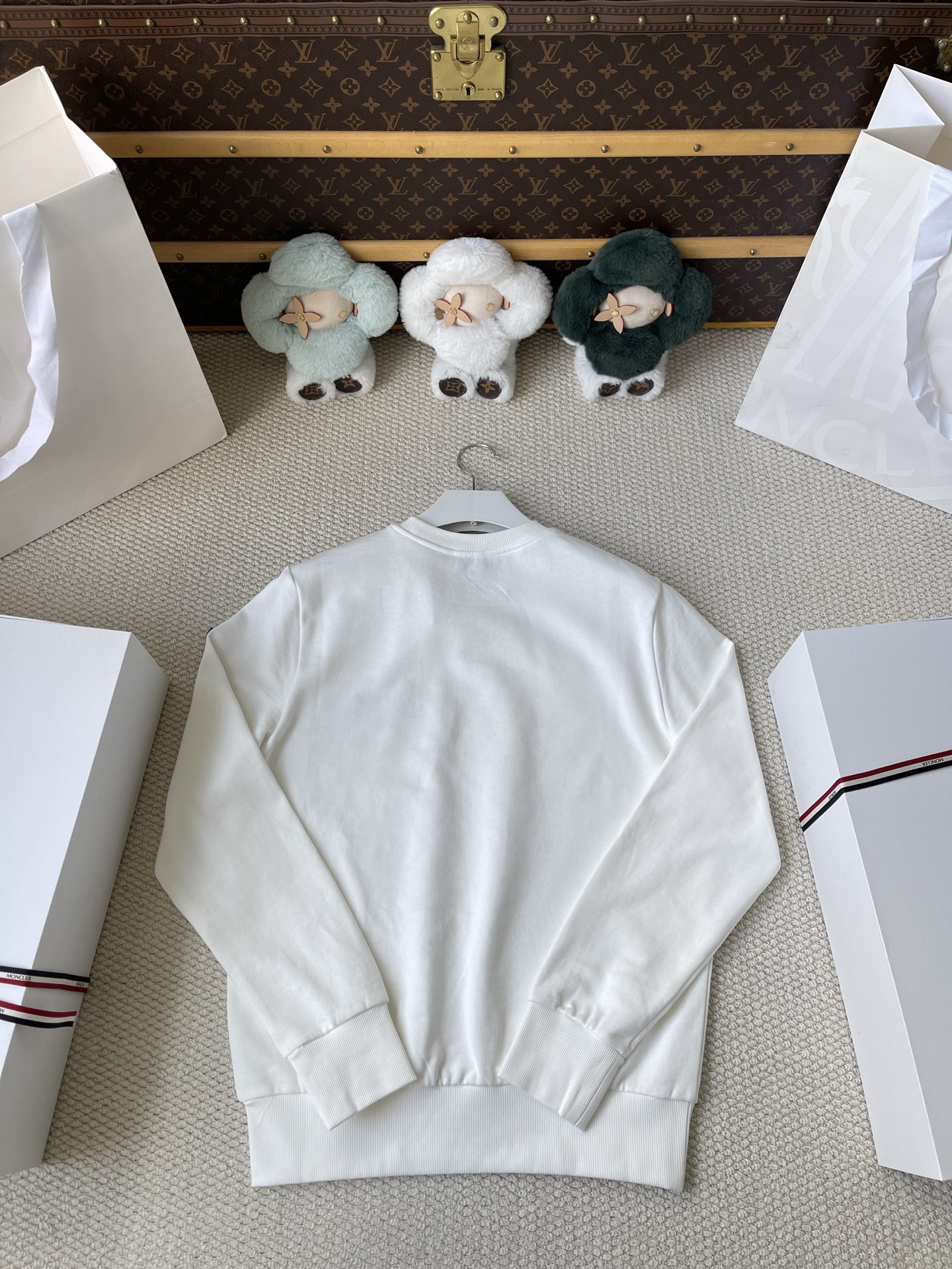 Large Badge Crewneck Sweatshirt — product photograph