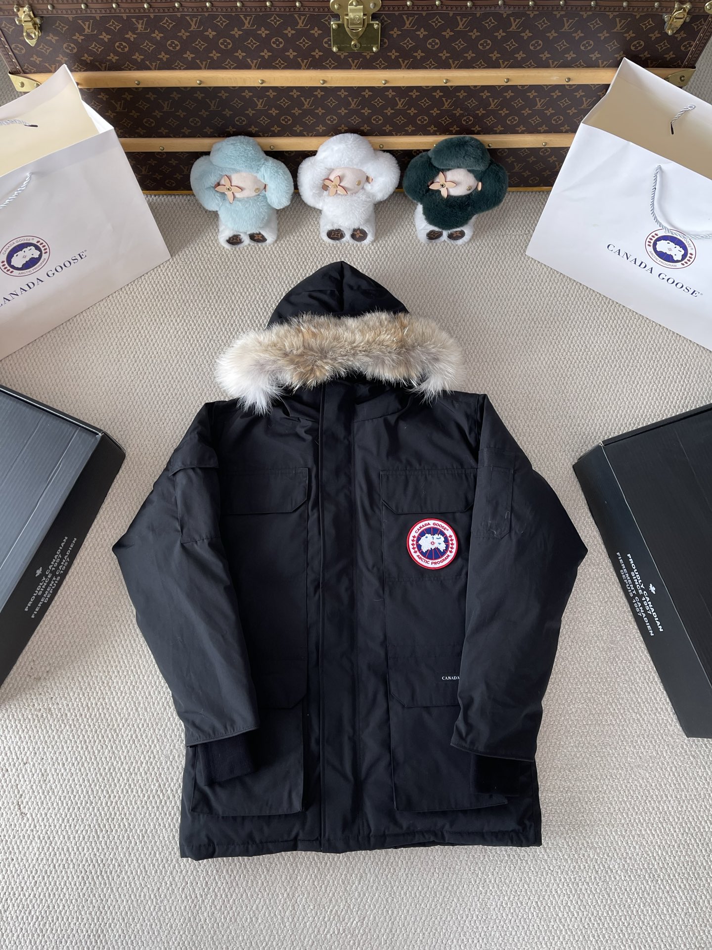 Hood Trim Parka — product photograph