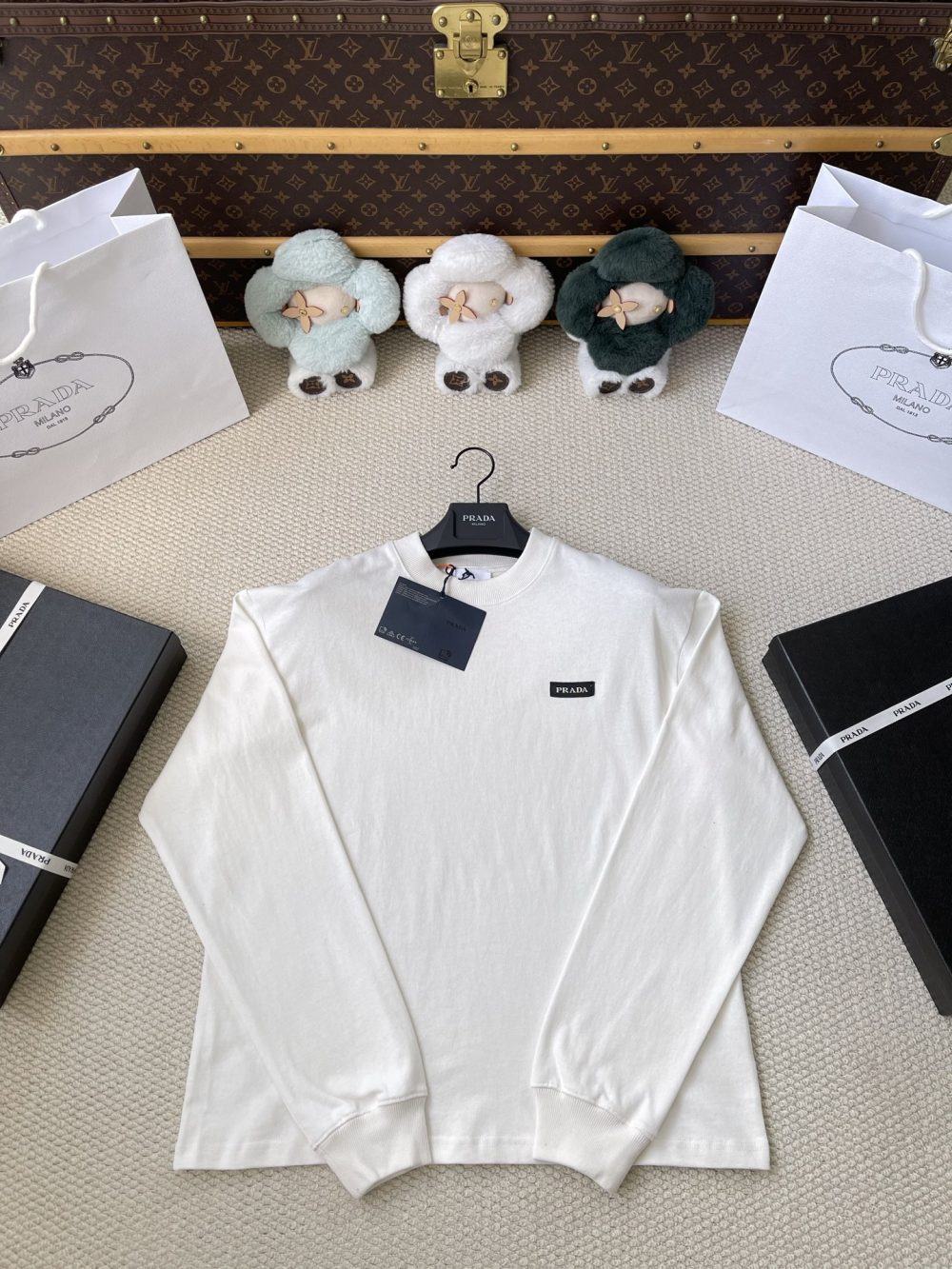 Small Logo Long Sleeve Top — product photograph
