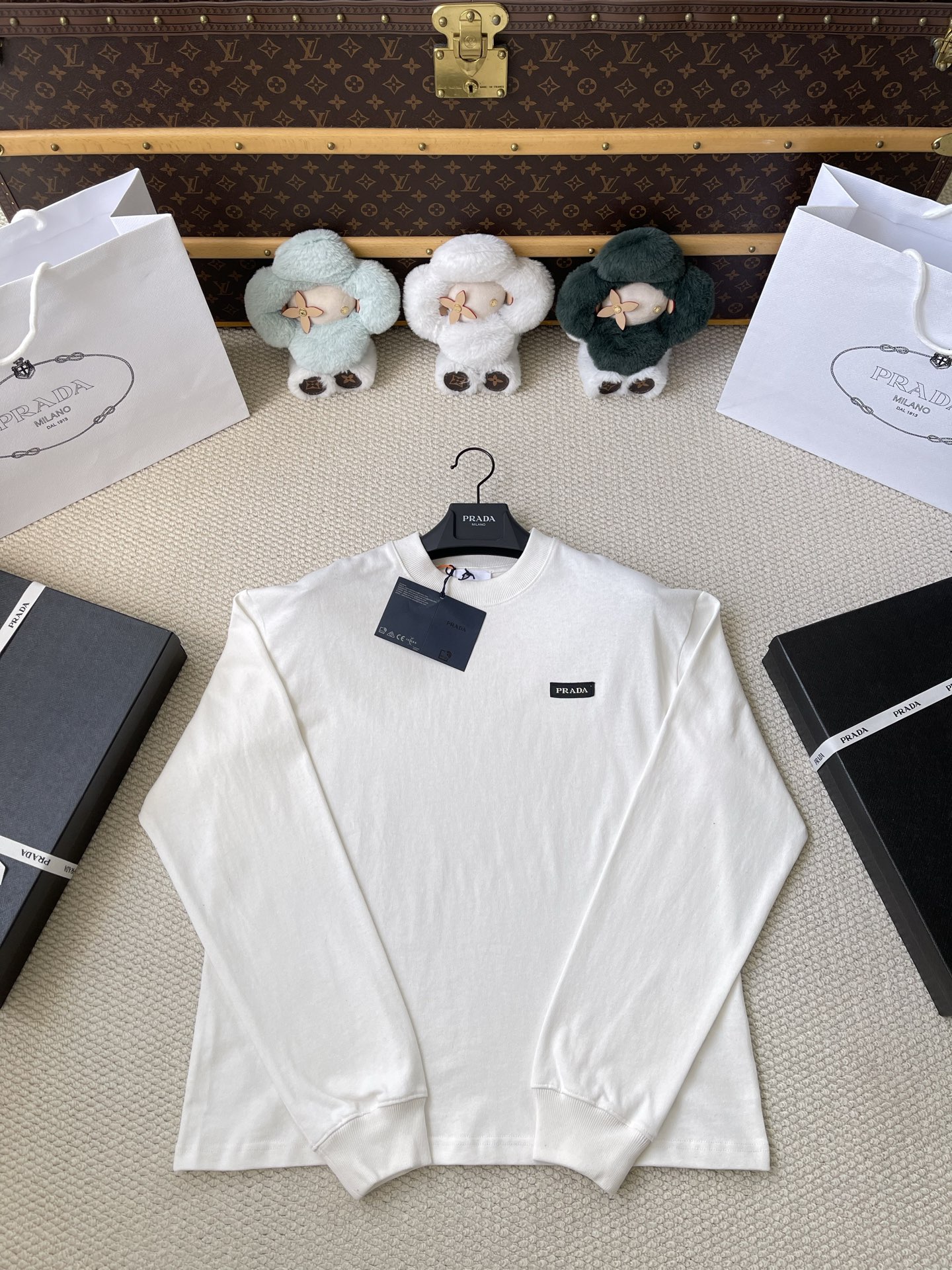 Small Logo Long Sleeve Top — product photograph