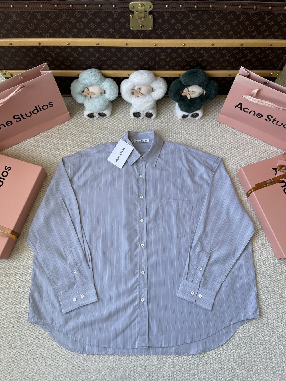 Pinstripe Button Shirt — product photograph