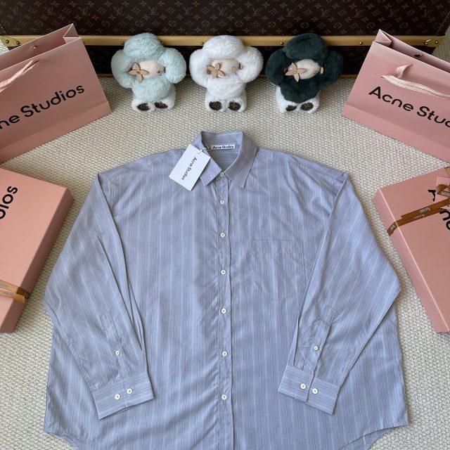 Pinstripe Button Shirt — product photograph