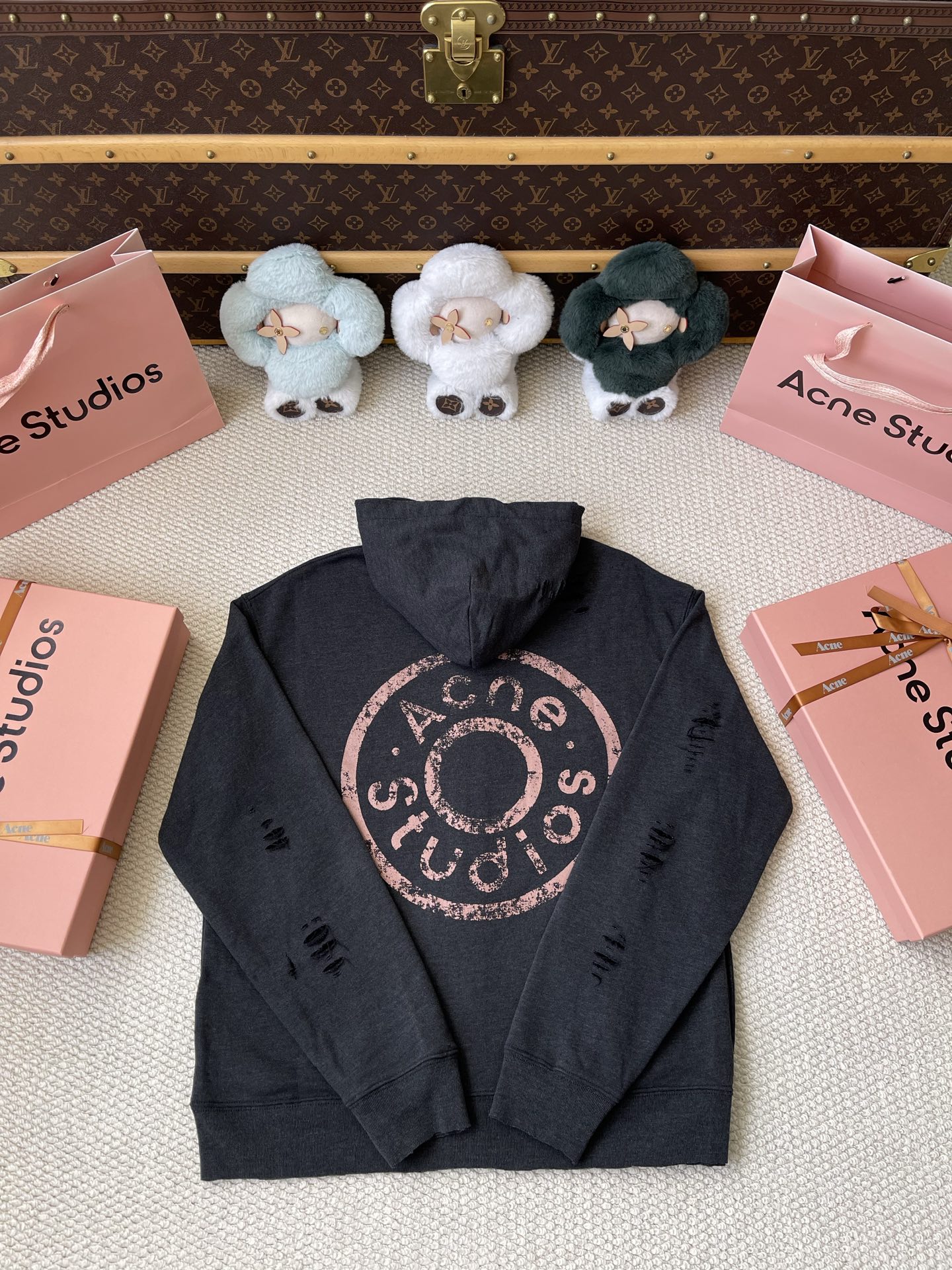 Circle Logo Zip Hoodie — product photograph