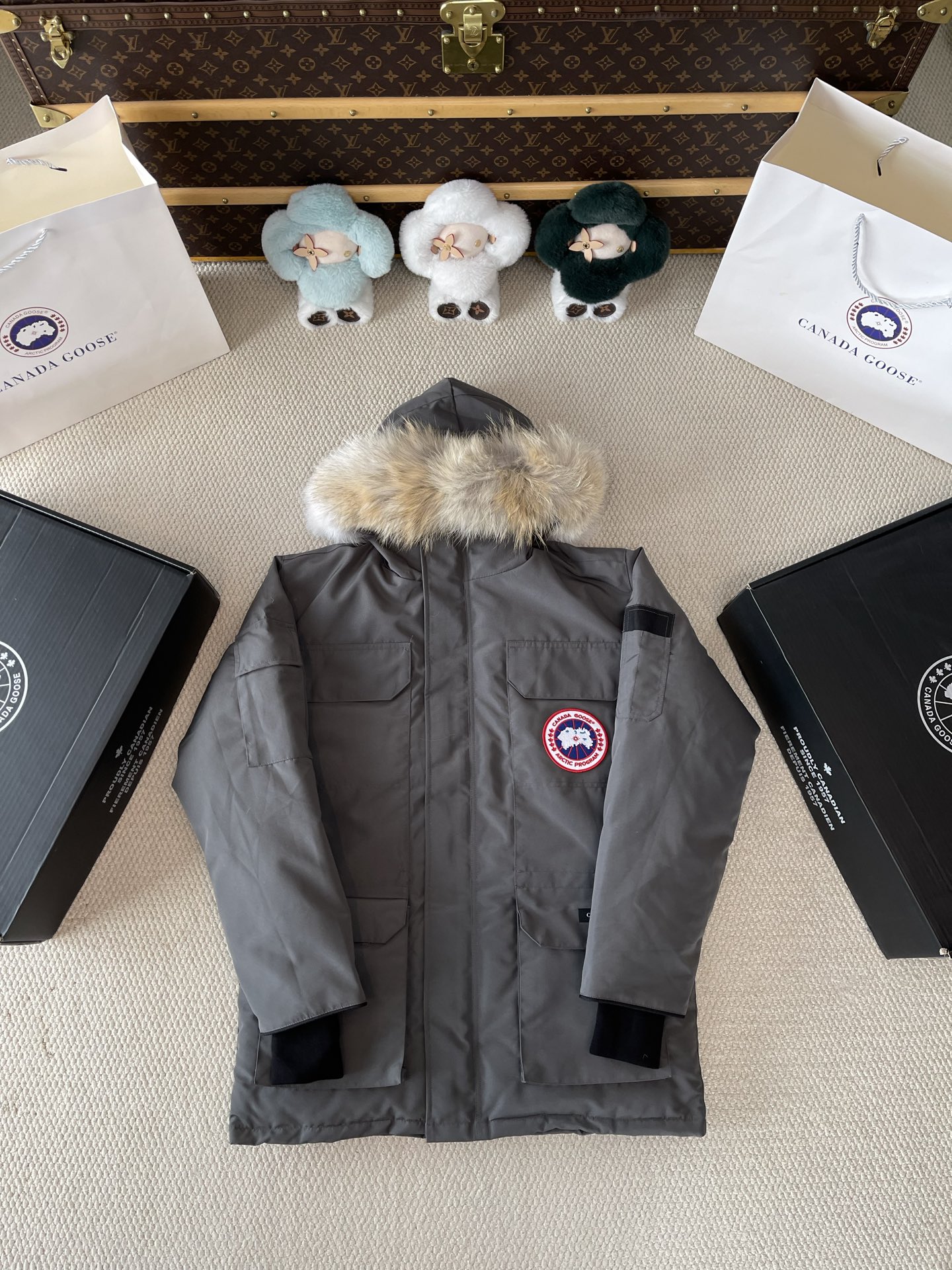 Hood Trim Parka — product photograph