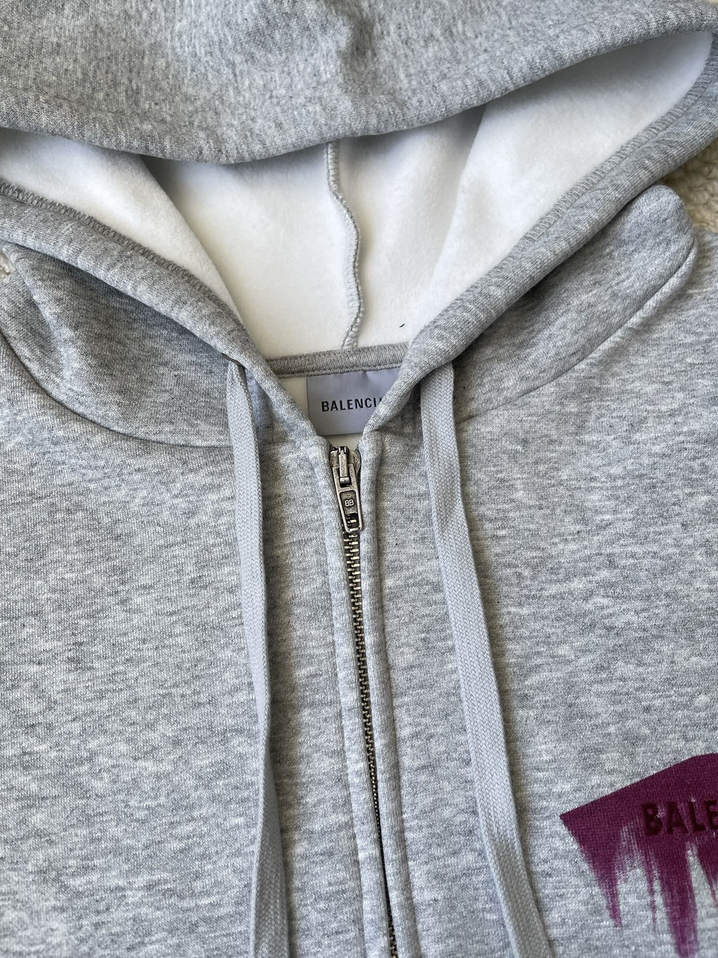 Graphic Sleeve Zip Hoodie — product photograph