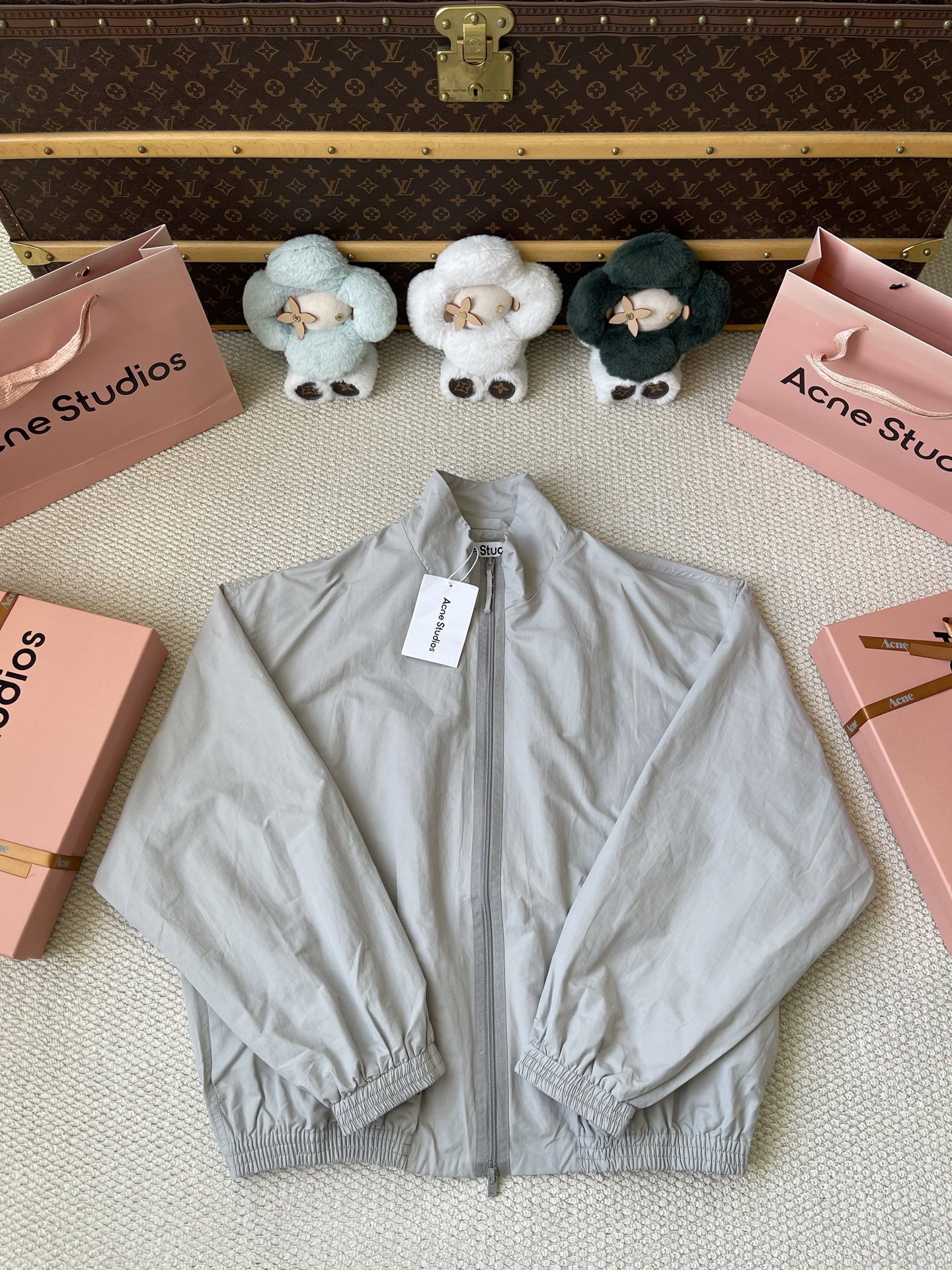 Stand Collar Logo Windbreaker — product photograph