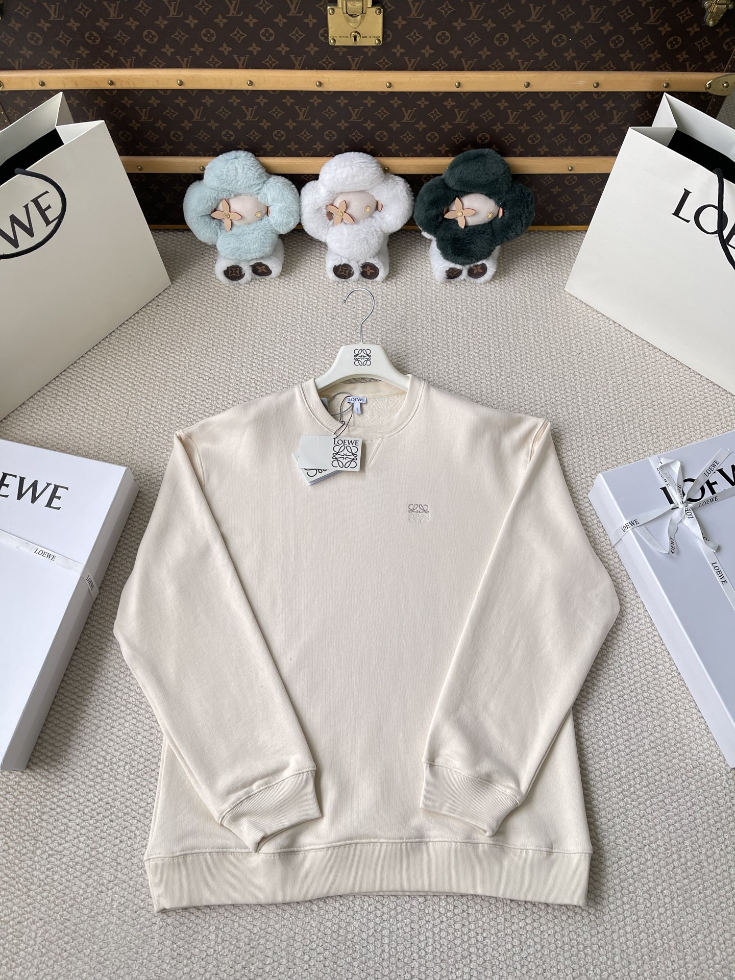 Tonal Anagram Crewneck Sweatshirt — product photograph