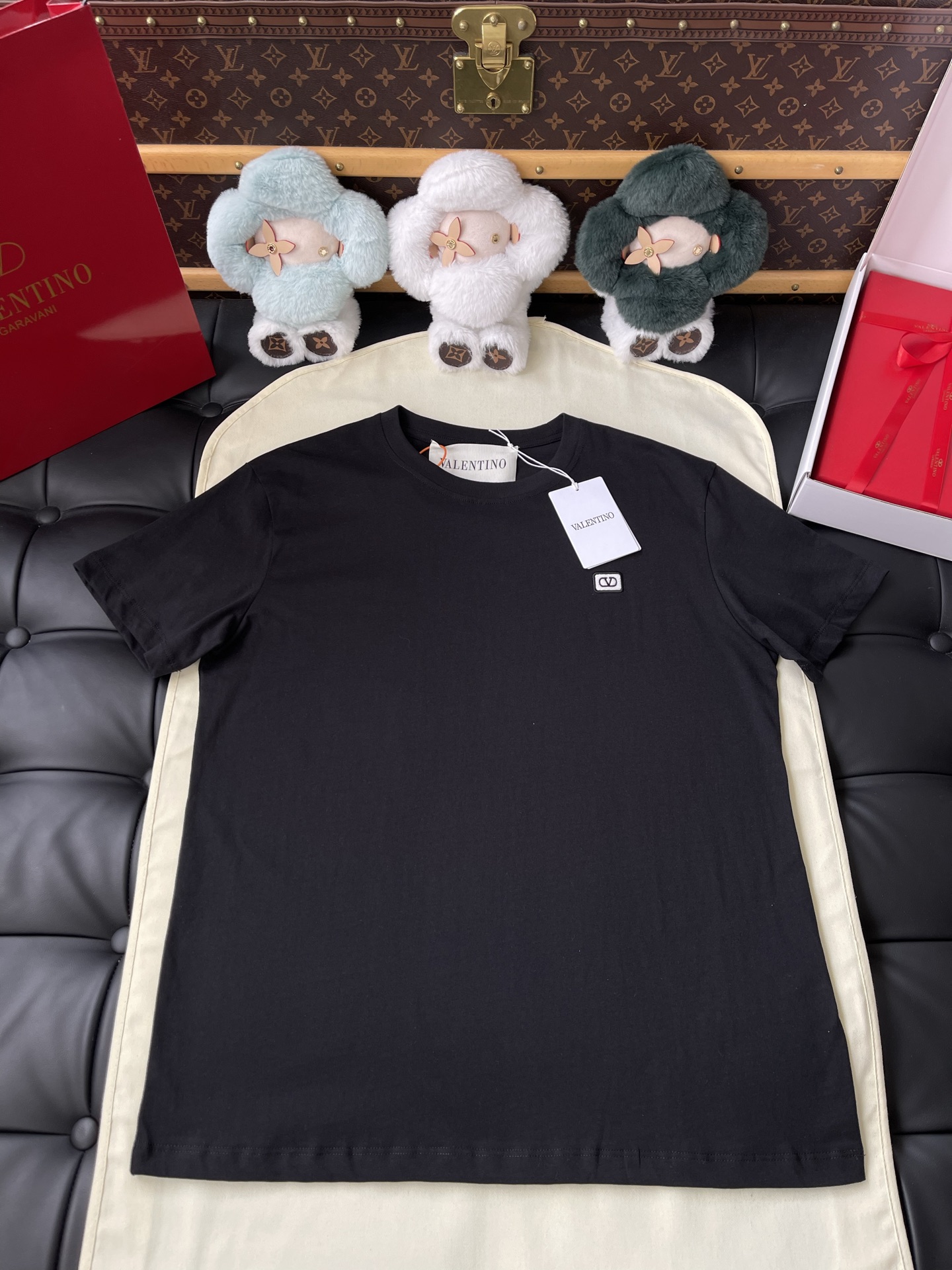 Small V-Patch Crewneck T-Shirt — product photograph