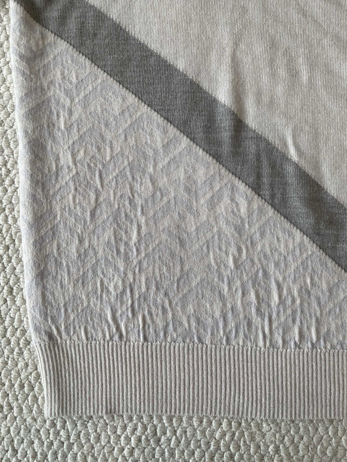 Diagonal-Stripe Textured Sweater — product photograph