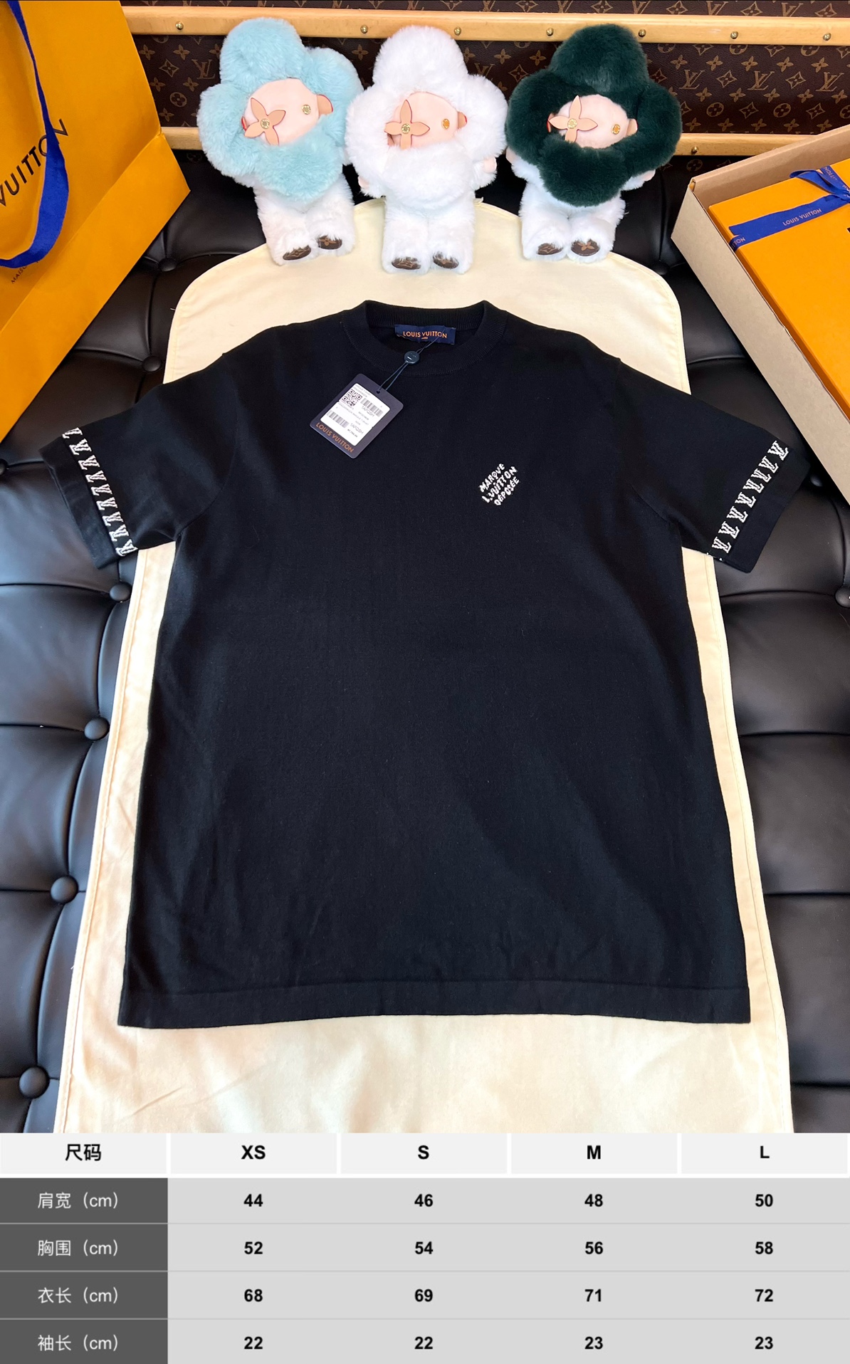 Logo-Cuff Crewneck T-Shirt — product photograph