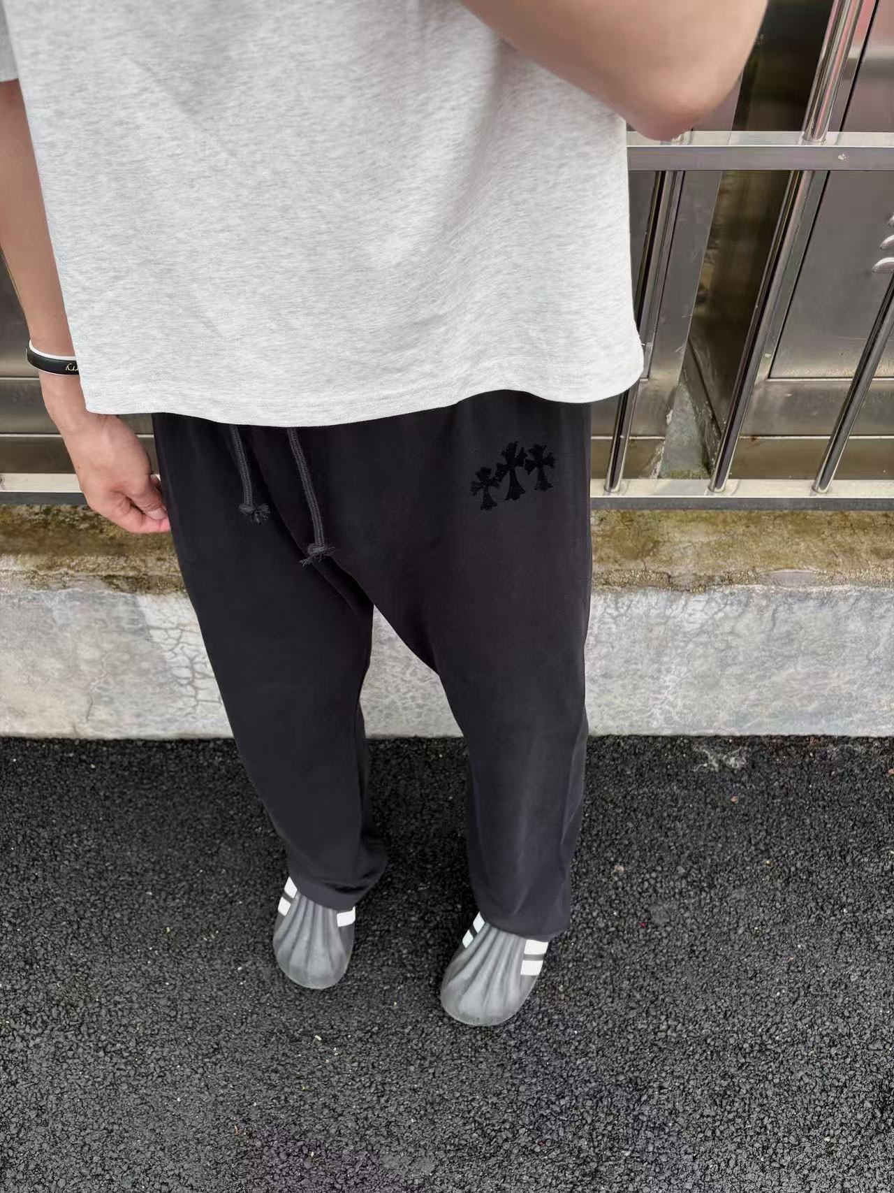 Triple-Cross Straight-Leg Sweatpants — product photograph