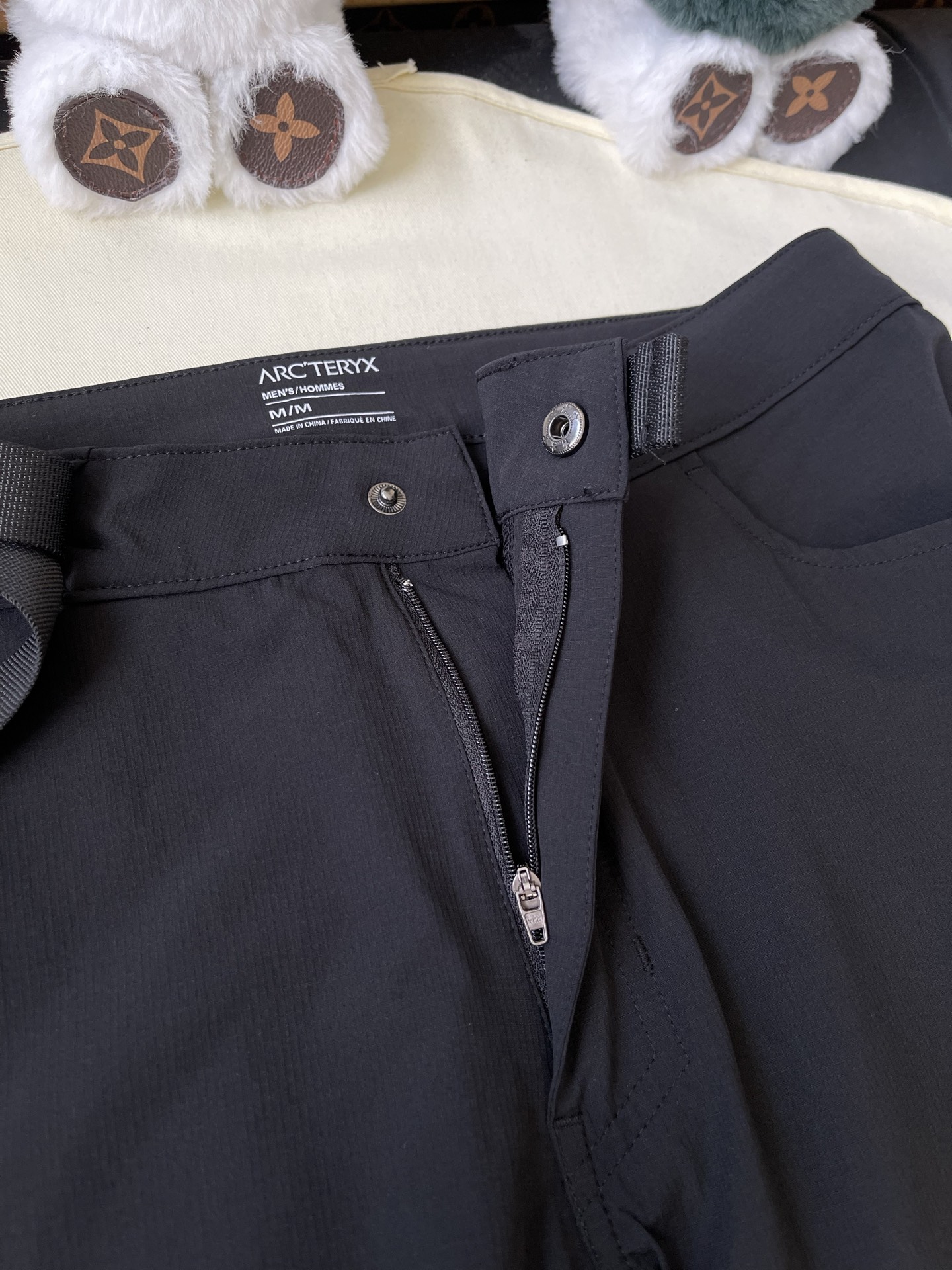 Buckle-Waist Utility Shorts — product photograph