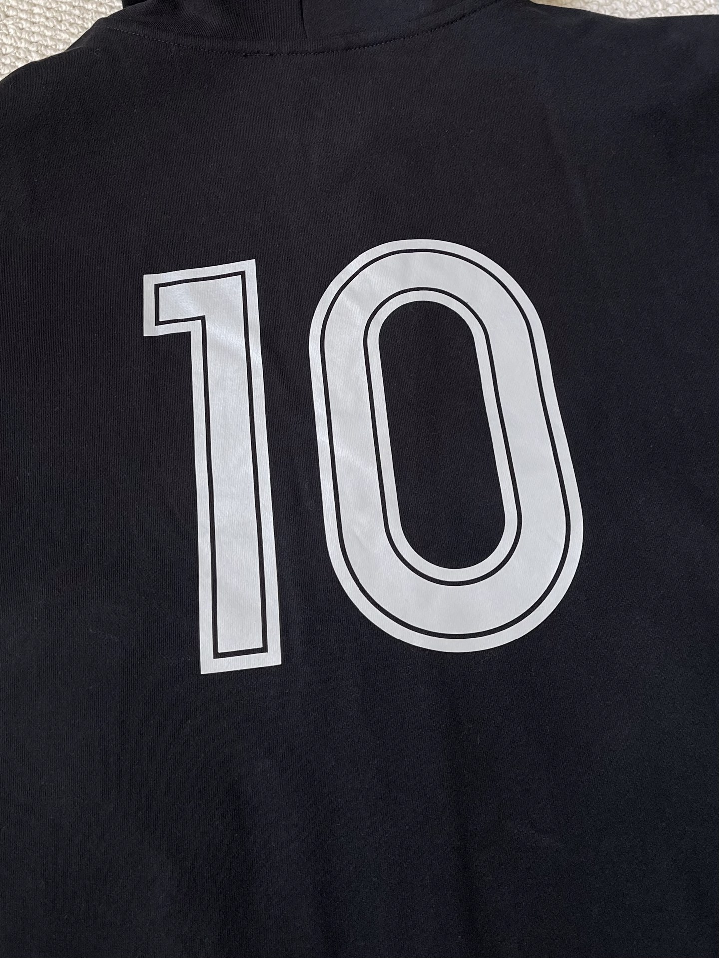 Crest Number-10 Zip Hoodie — product photograph