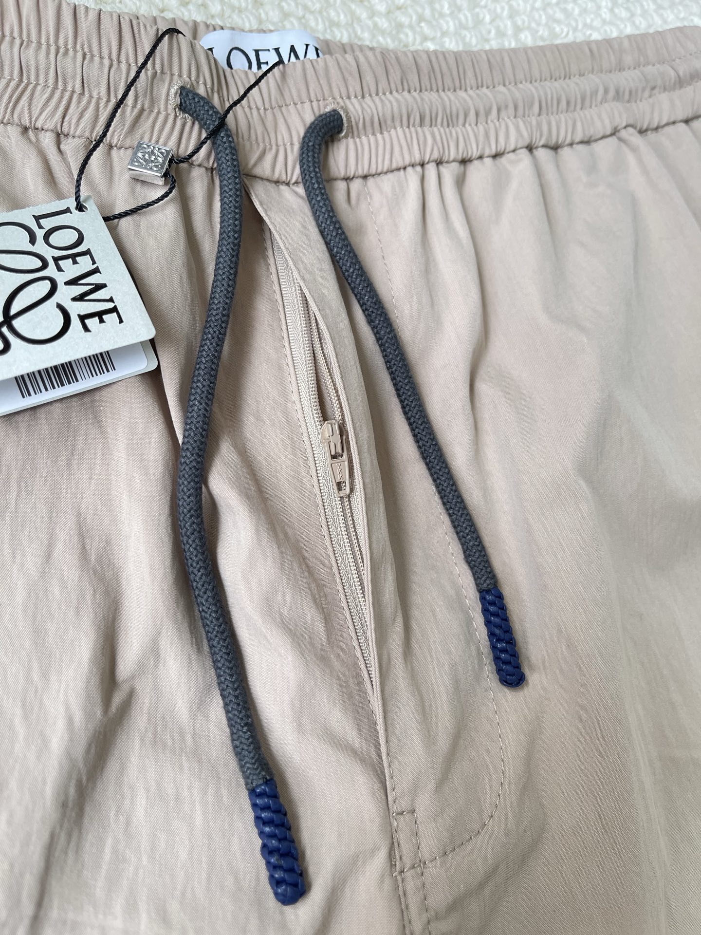 Patch-Pocket Drawstring Trousers — product photograph