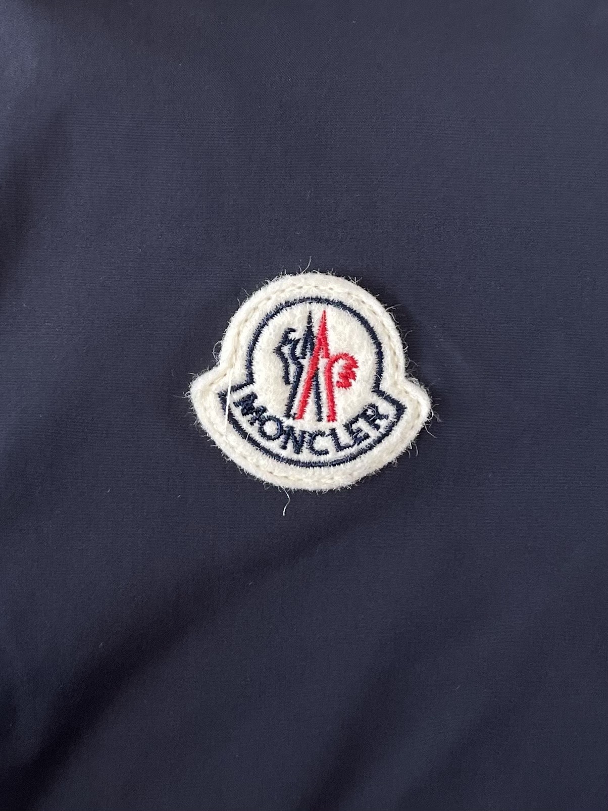 Badge Stand-Collar Snap Jacket — product photograph