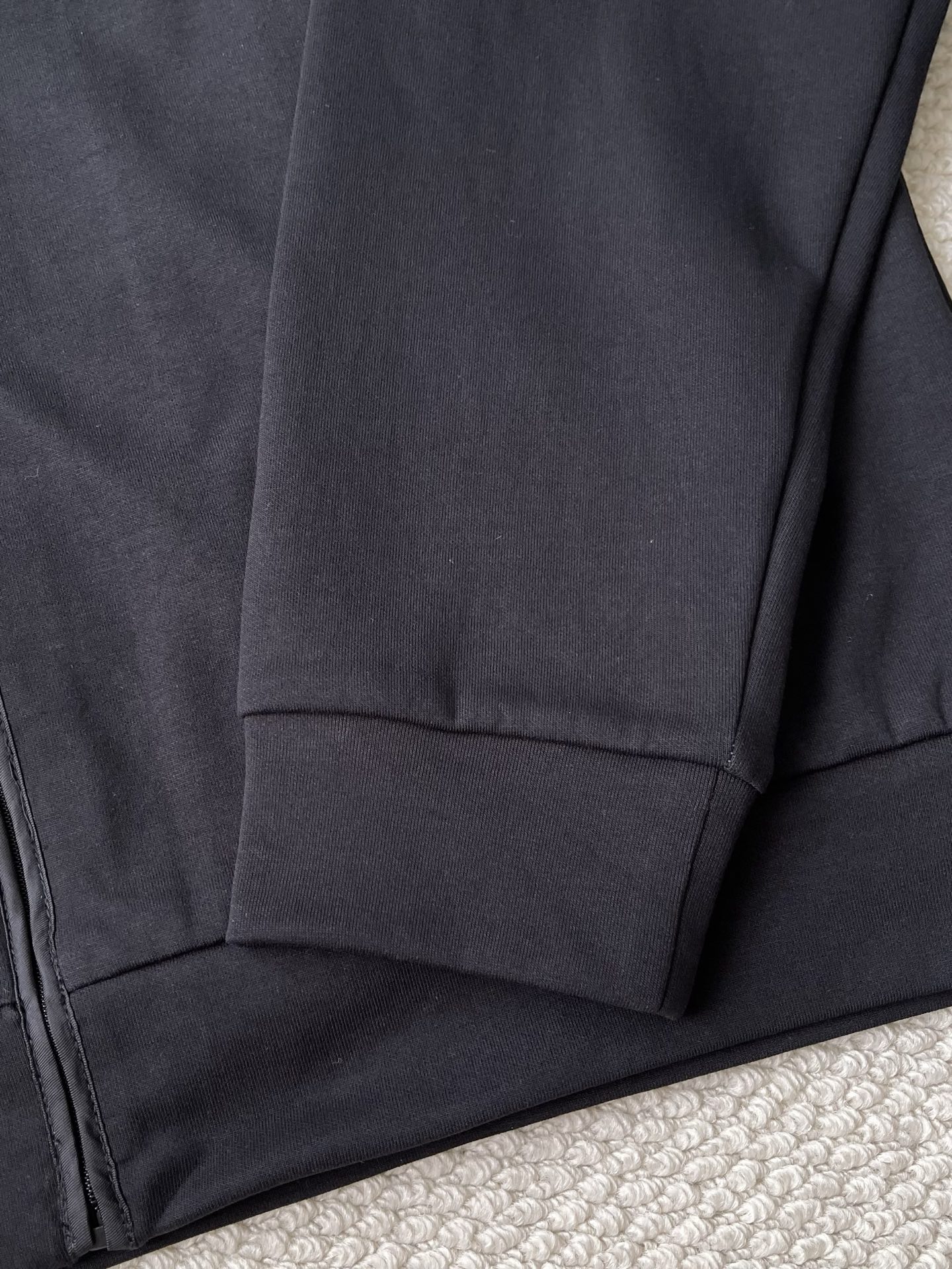 Panelled Stand-Collar Zip Jacket — product photograph