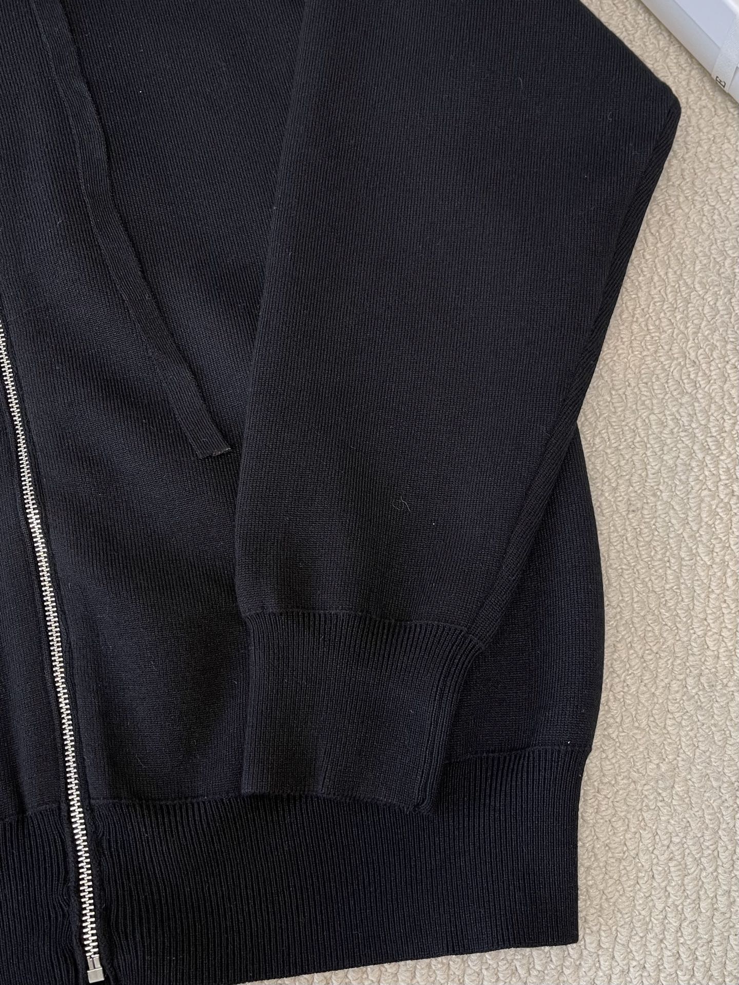 Back-Anagram Zip-Up Hoodie — product photograph