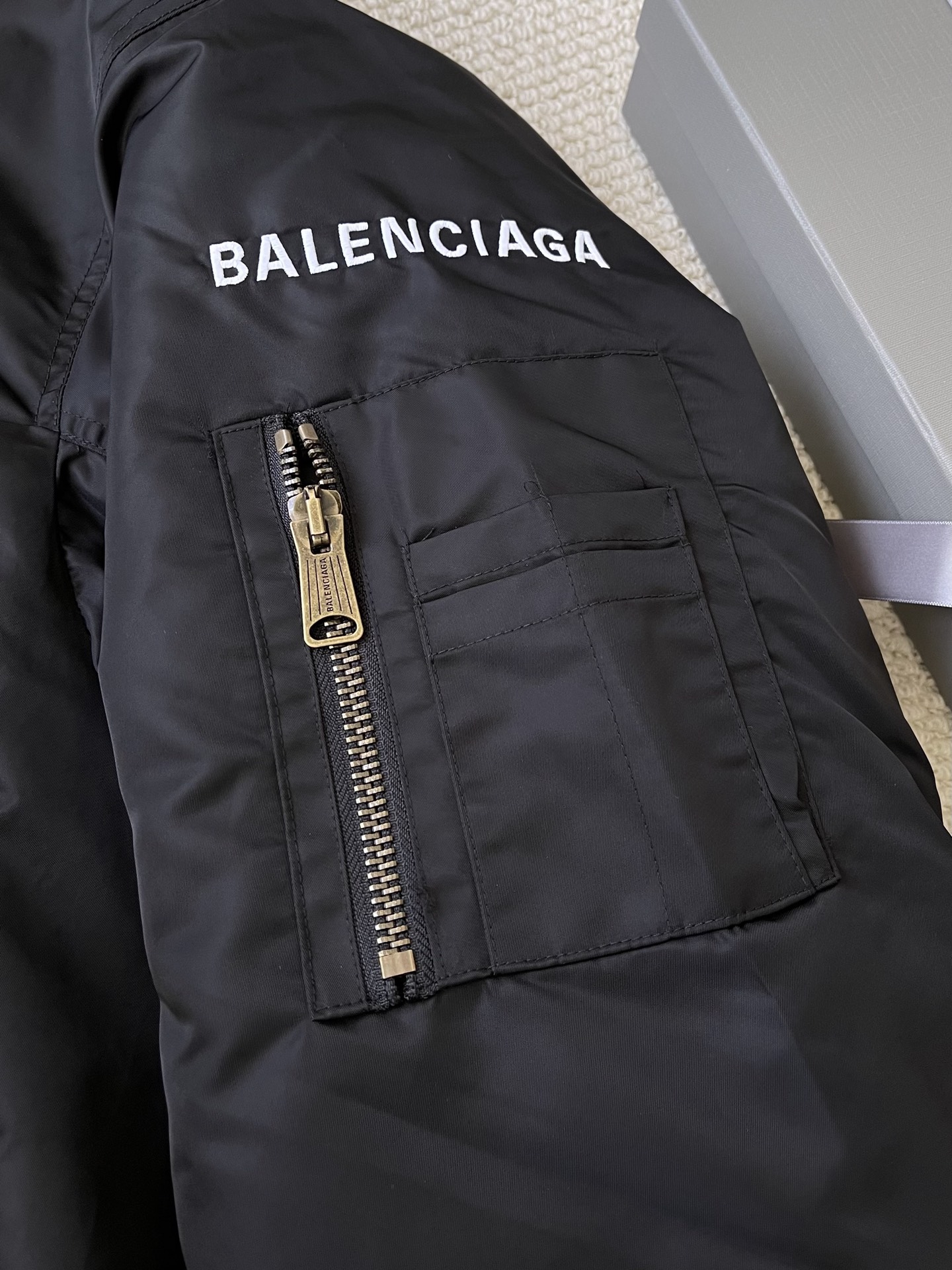 WFP-Graphic Hooded Bomber — product photograph