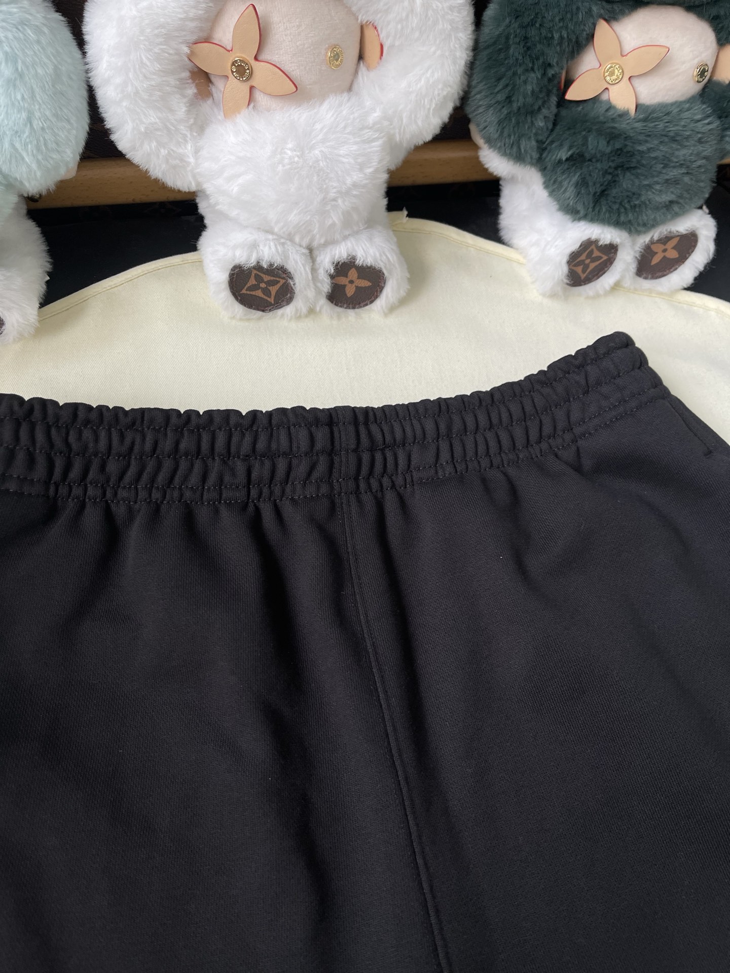 Oval Crest Drawstring Shorts — product photograph