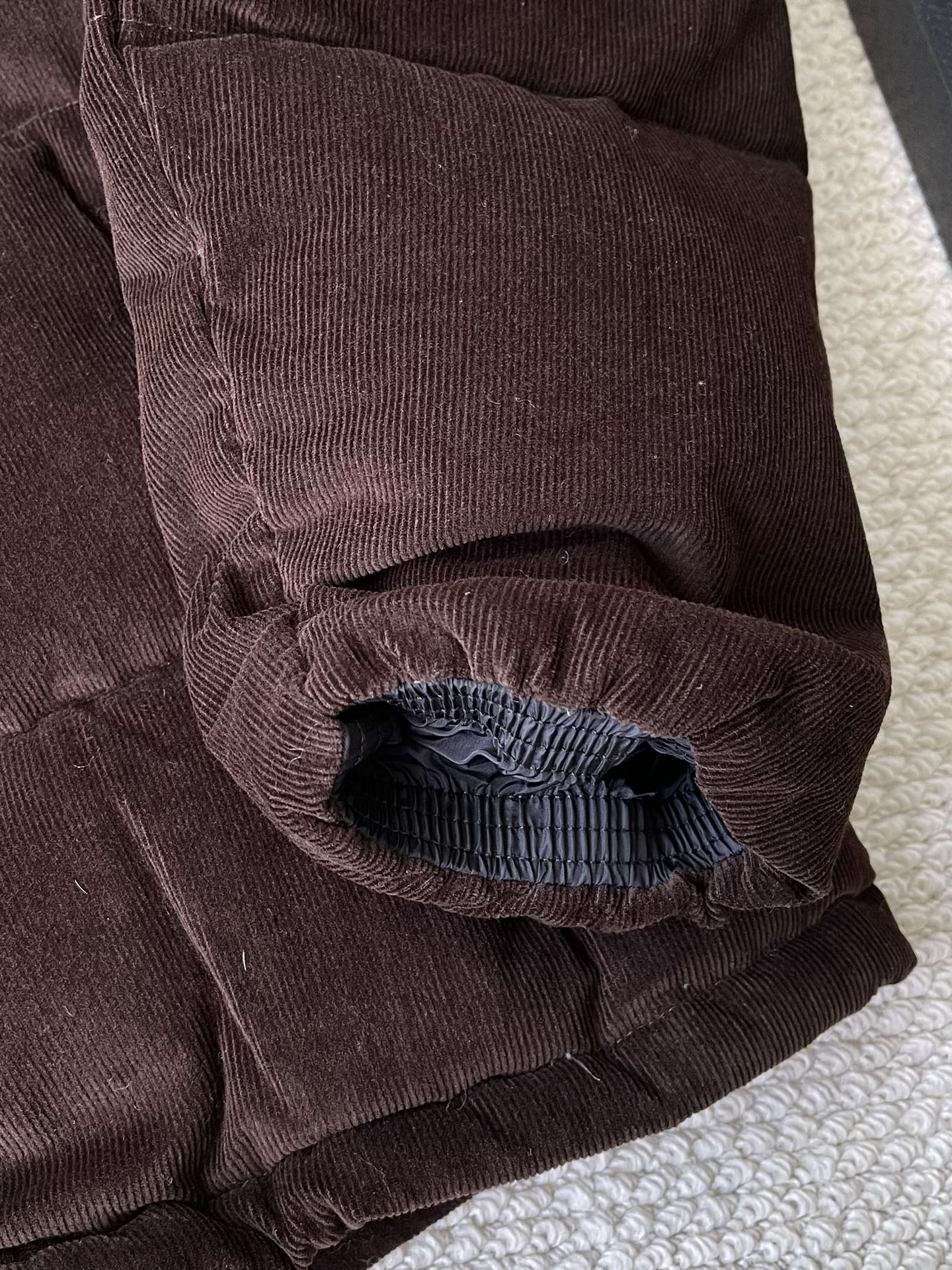 Stand-Collar Quilted Jacket — product photograph