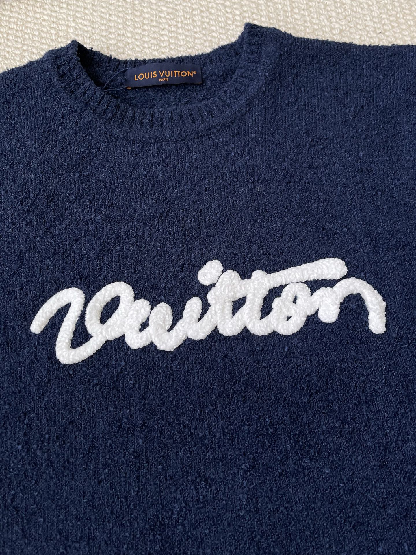 Script-Logo Crewneck Sweater — product photograph