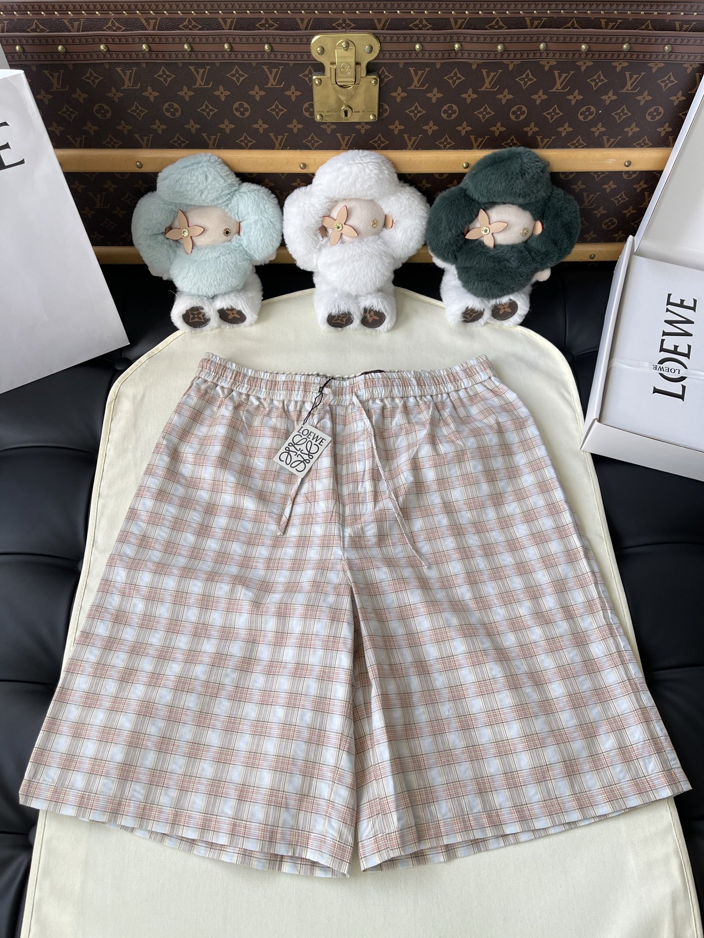 Checked Shirt and Shorts Separates — product photograph